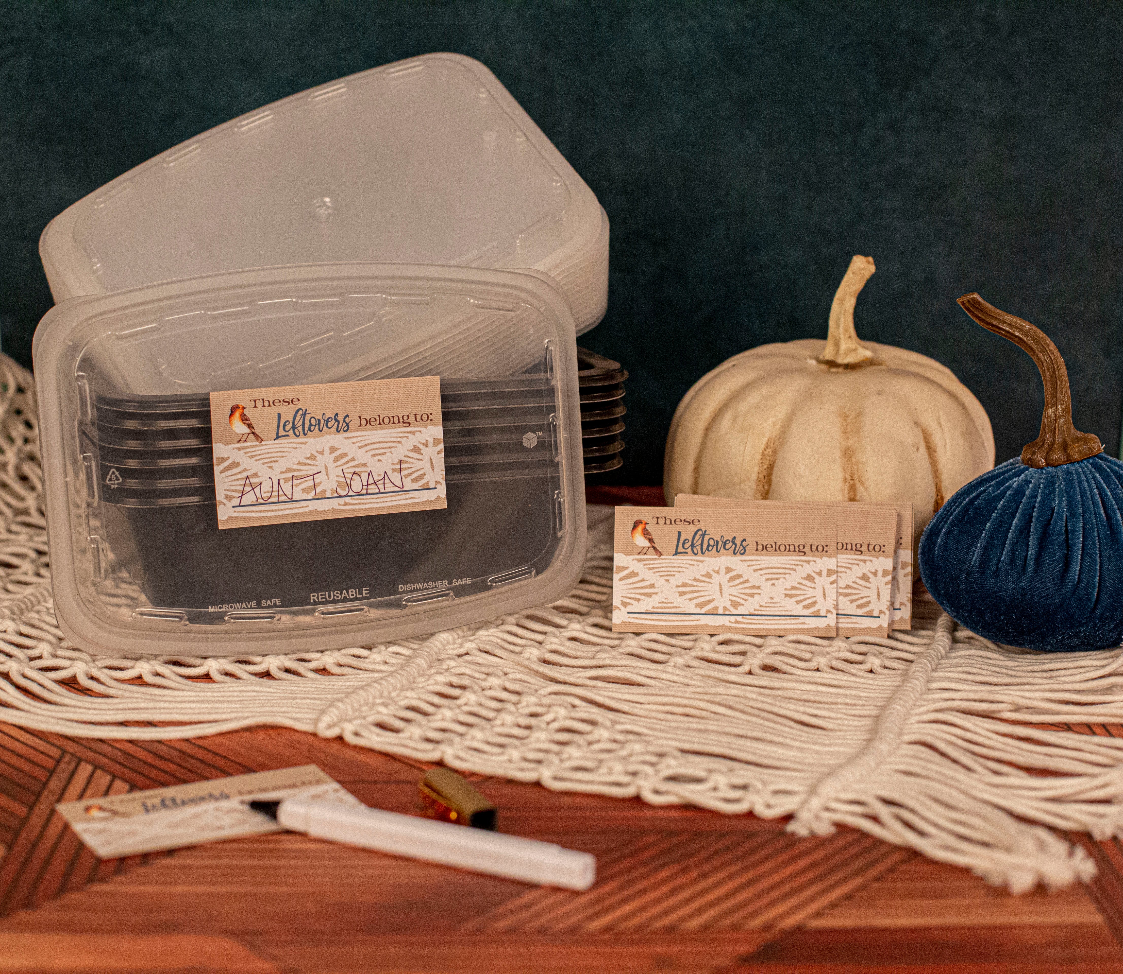 Boho Macrame Thanksgiving Leftover Sticker