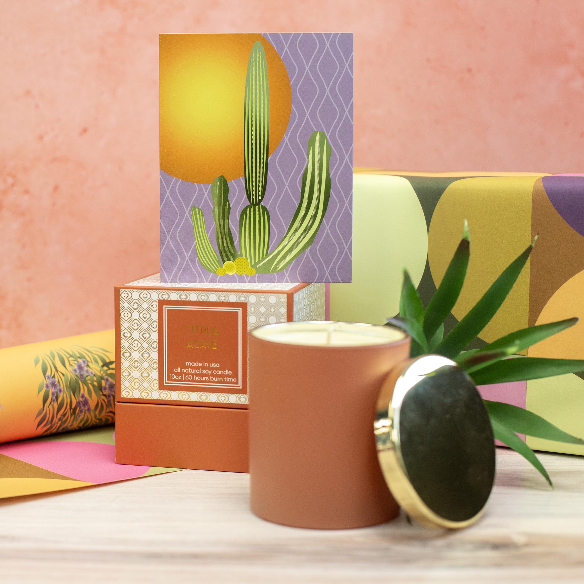 Cactus Vintage Western All Occasion Notecard