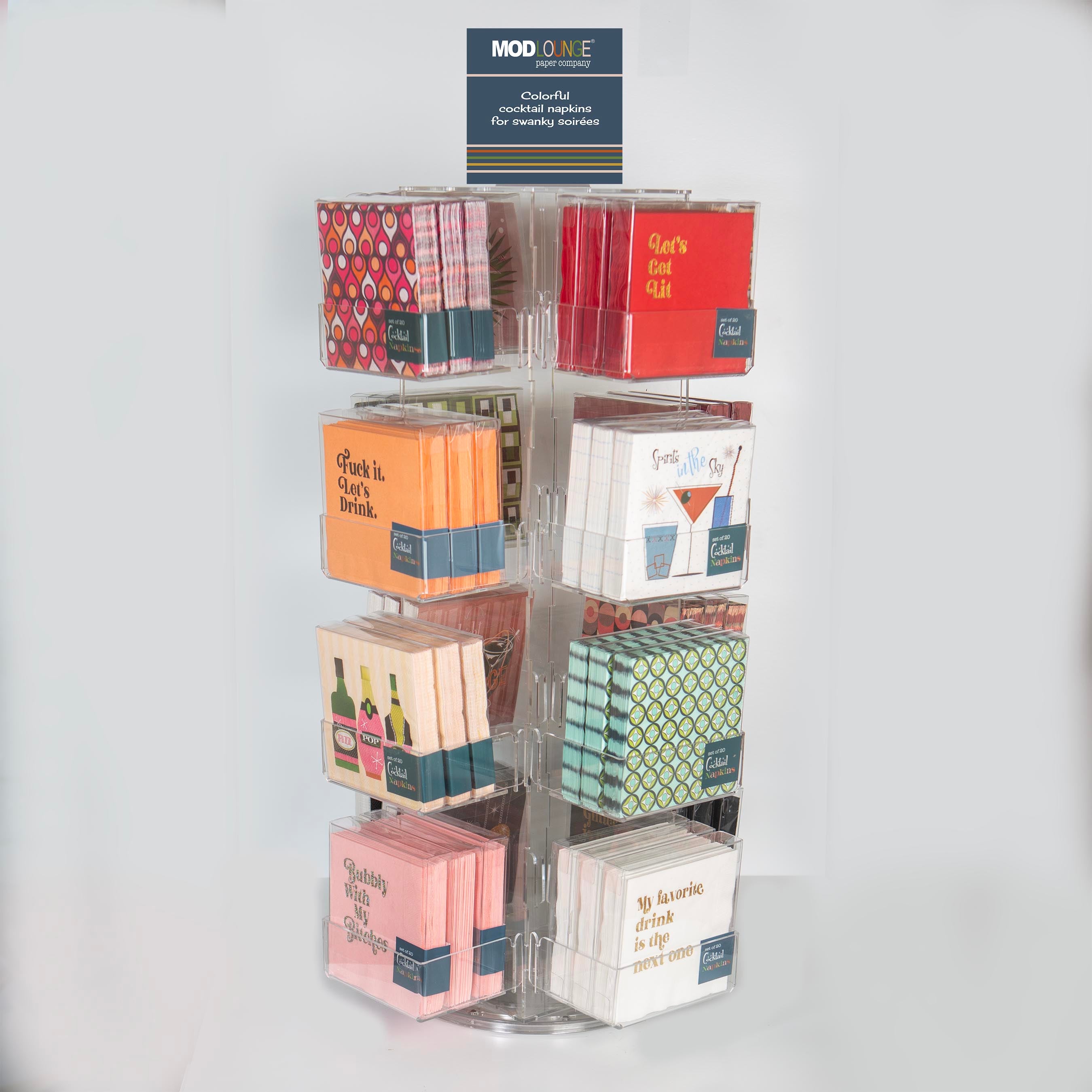 Acrylic Napkin Display Tower