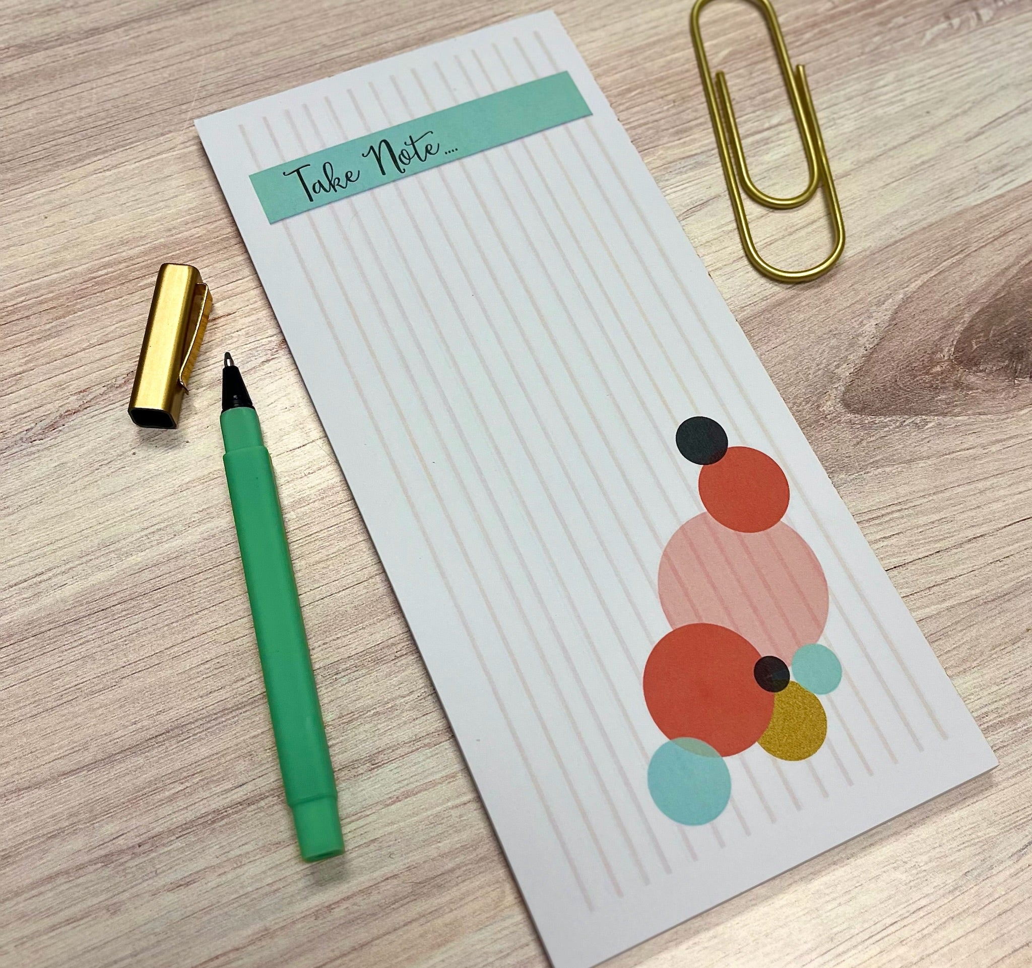 Bubbly Take Note To Do List Notepad