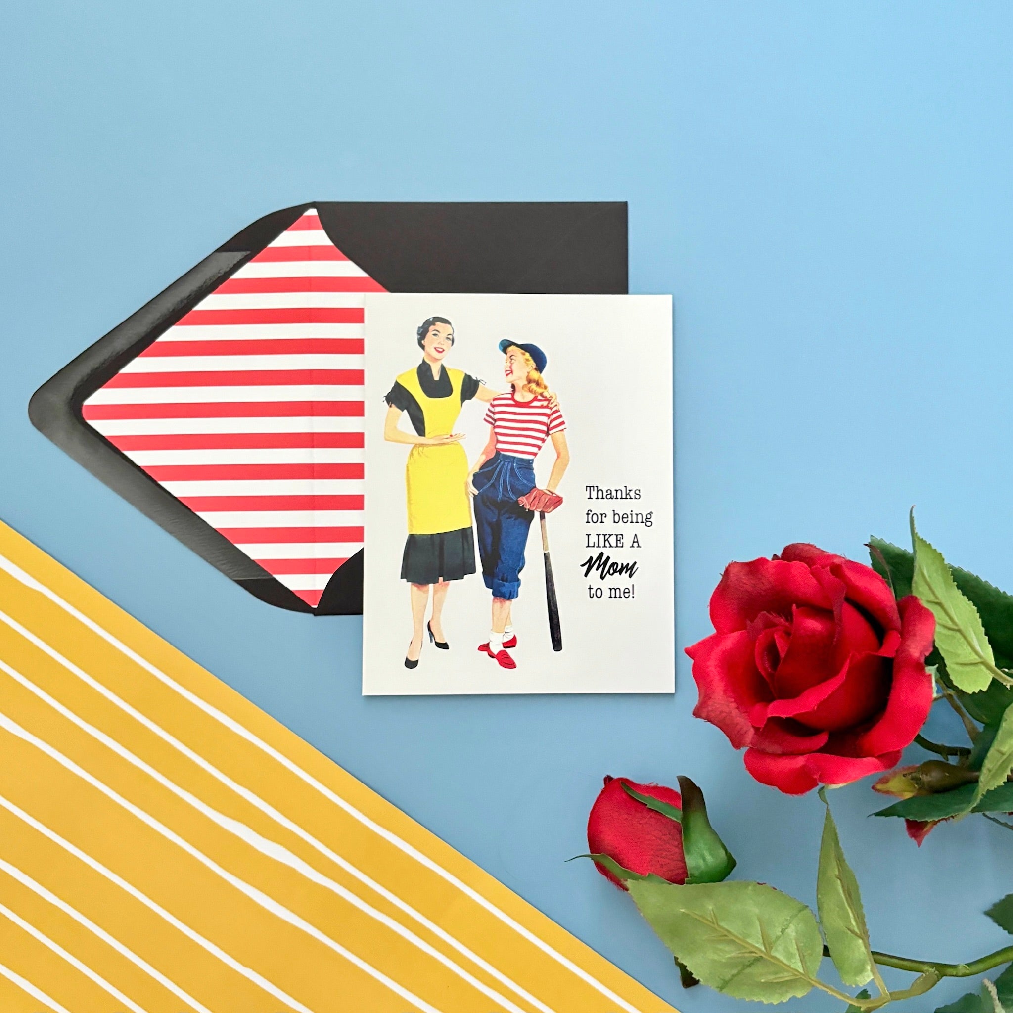 Thanks for Being Like a Mom Stepmom Mothers Day Card