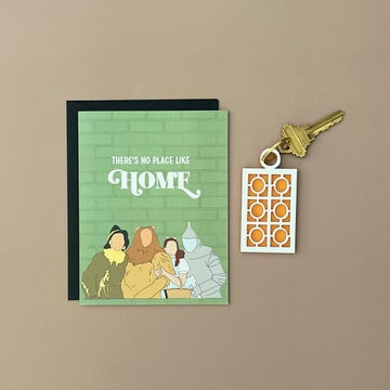 Wizard of Oz Pop Icon Hand Drawn Housewarming Card