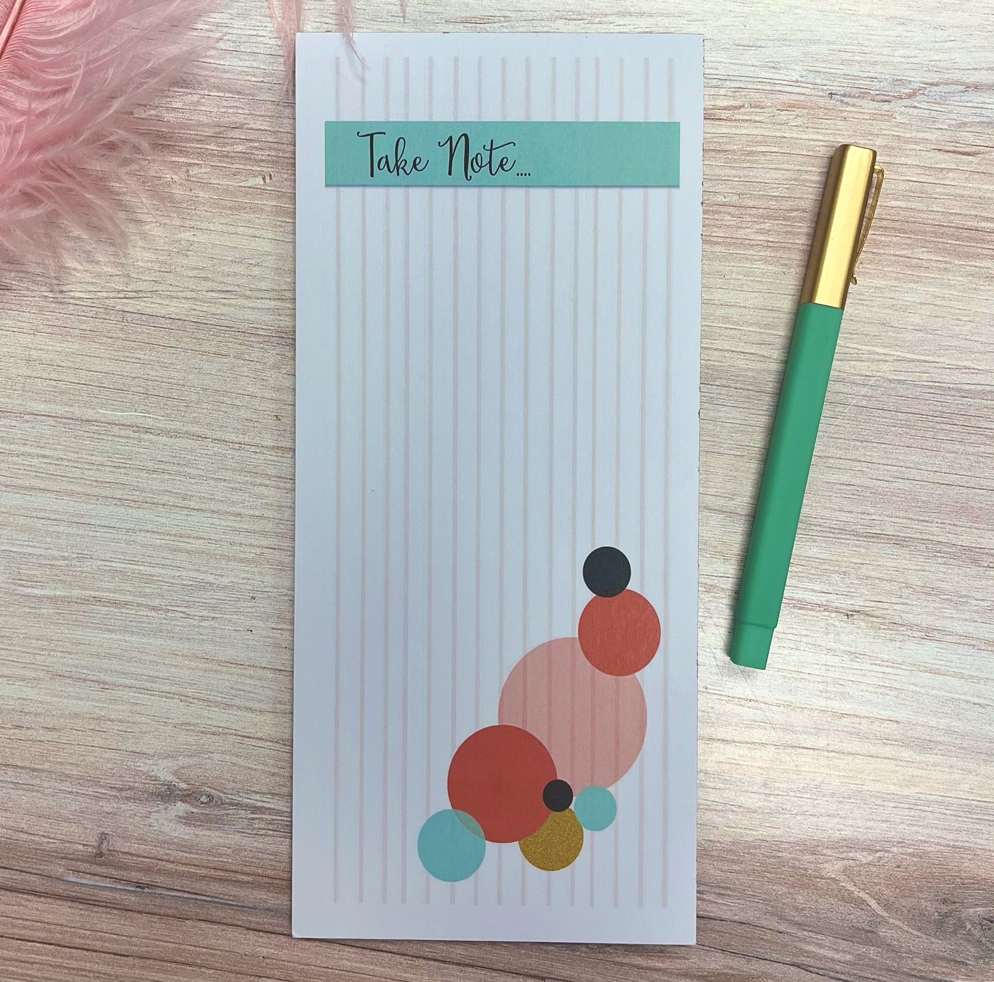 Bubbly Take Note To Do List Notepad