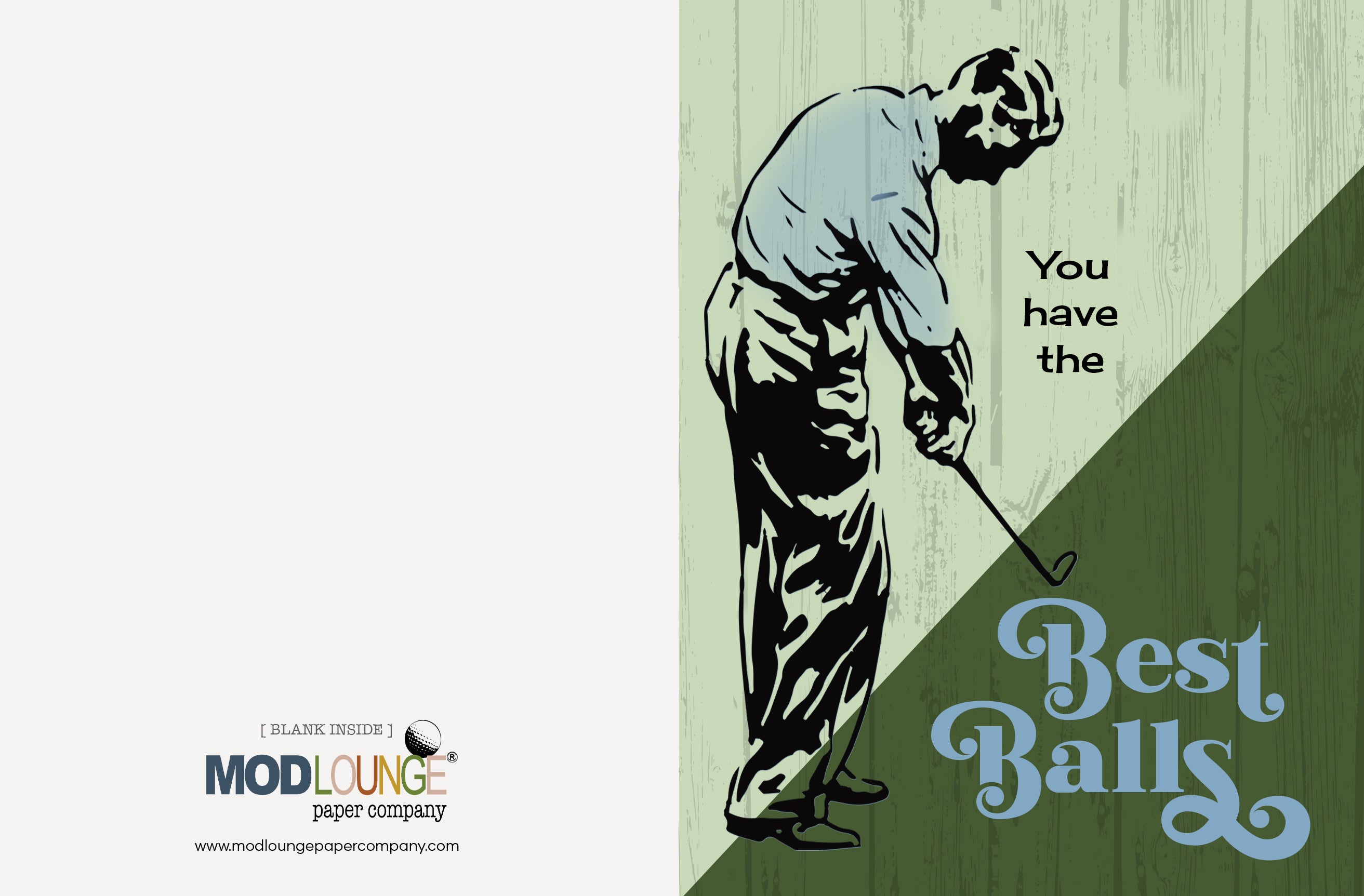You Have The Best Balls Funny Golf Card