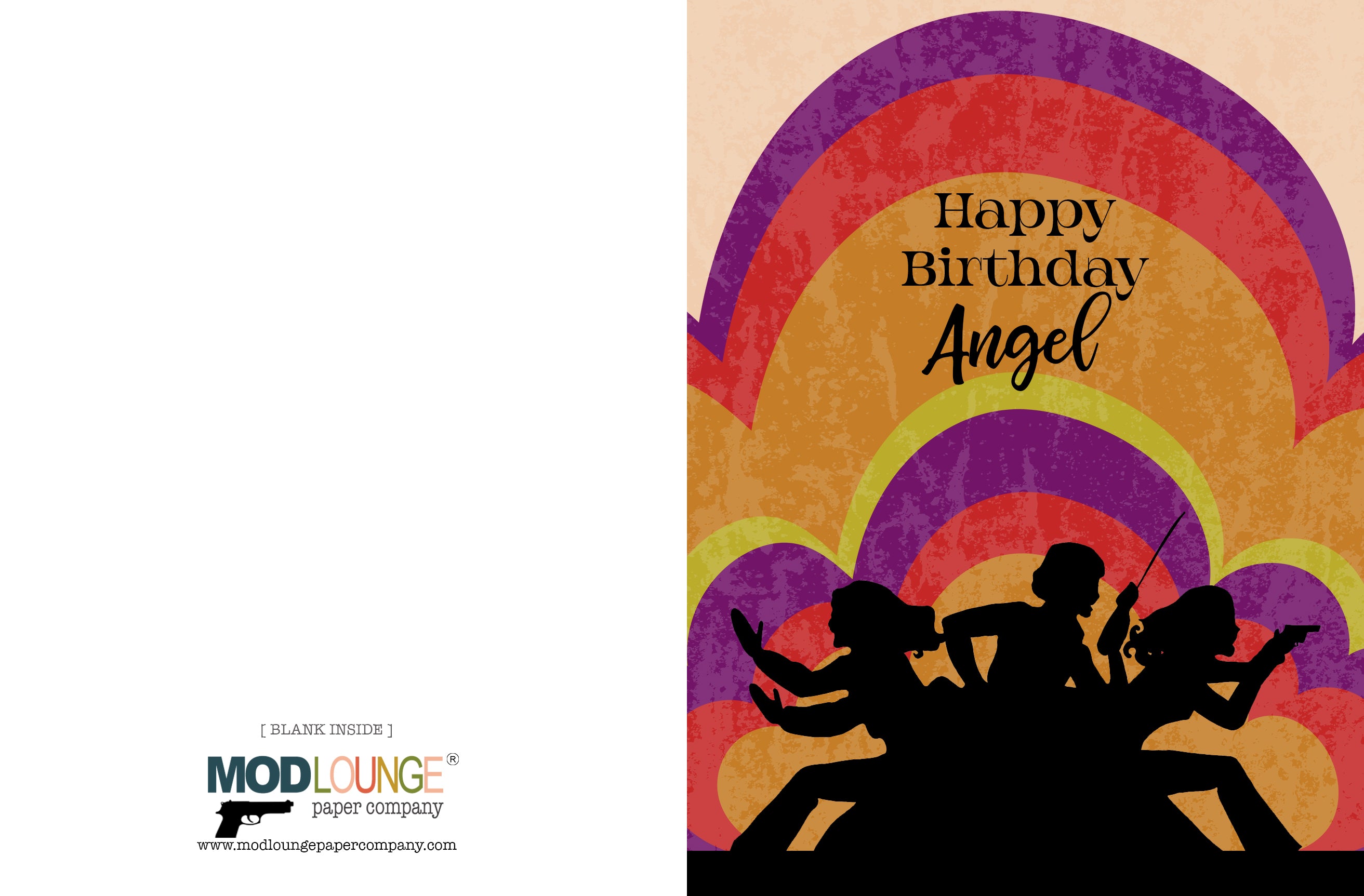 Charlies Angels Pop Icon Happy Birthday Angel Card