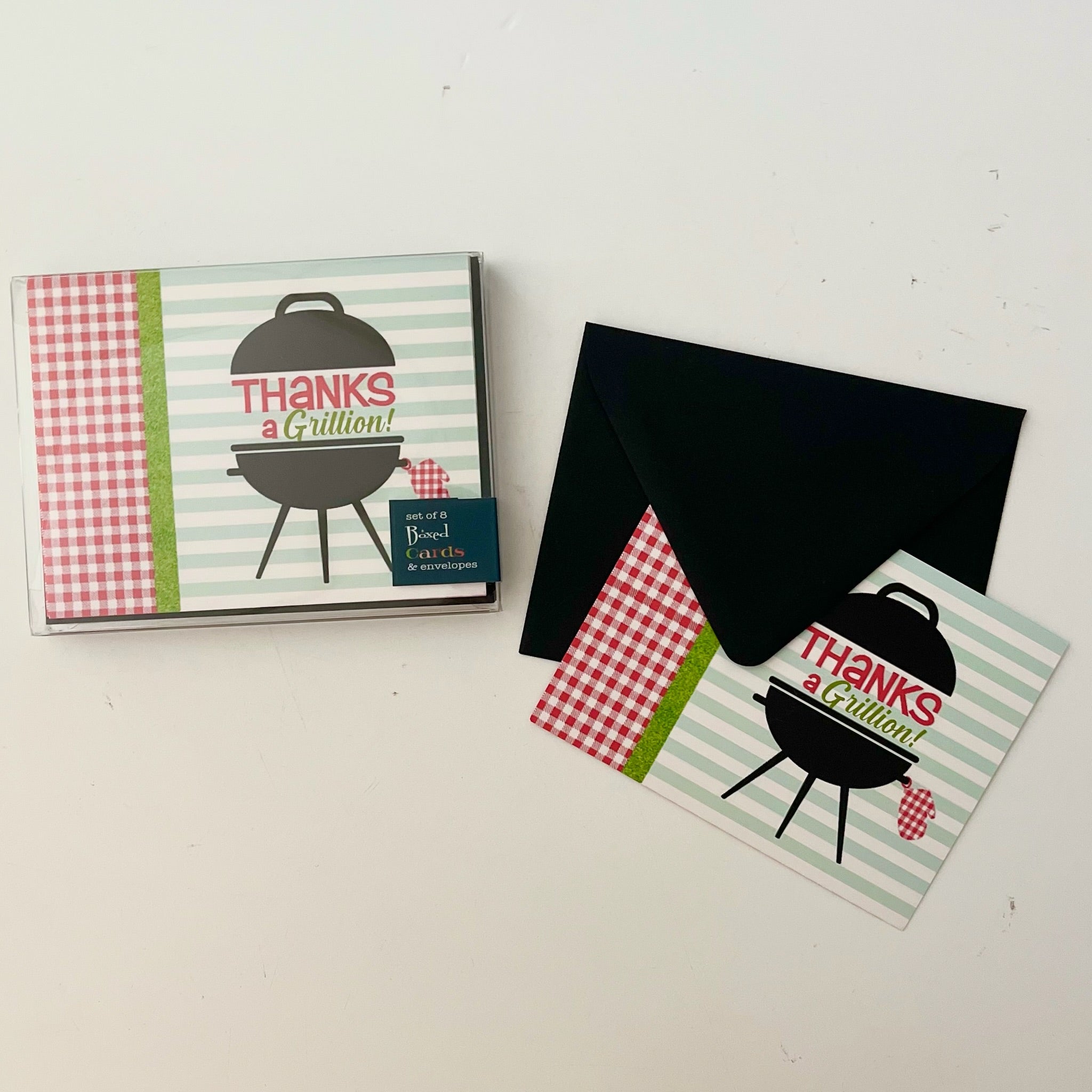 Funny Thanks a Grill-ion Retro Barbecue Thank You Card Boxed Set