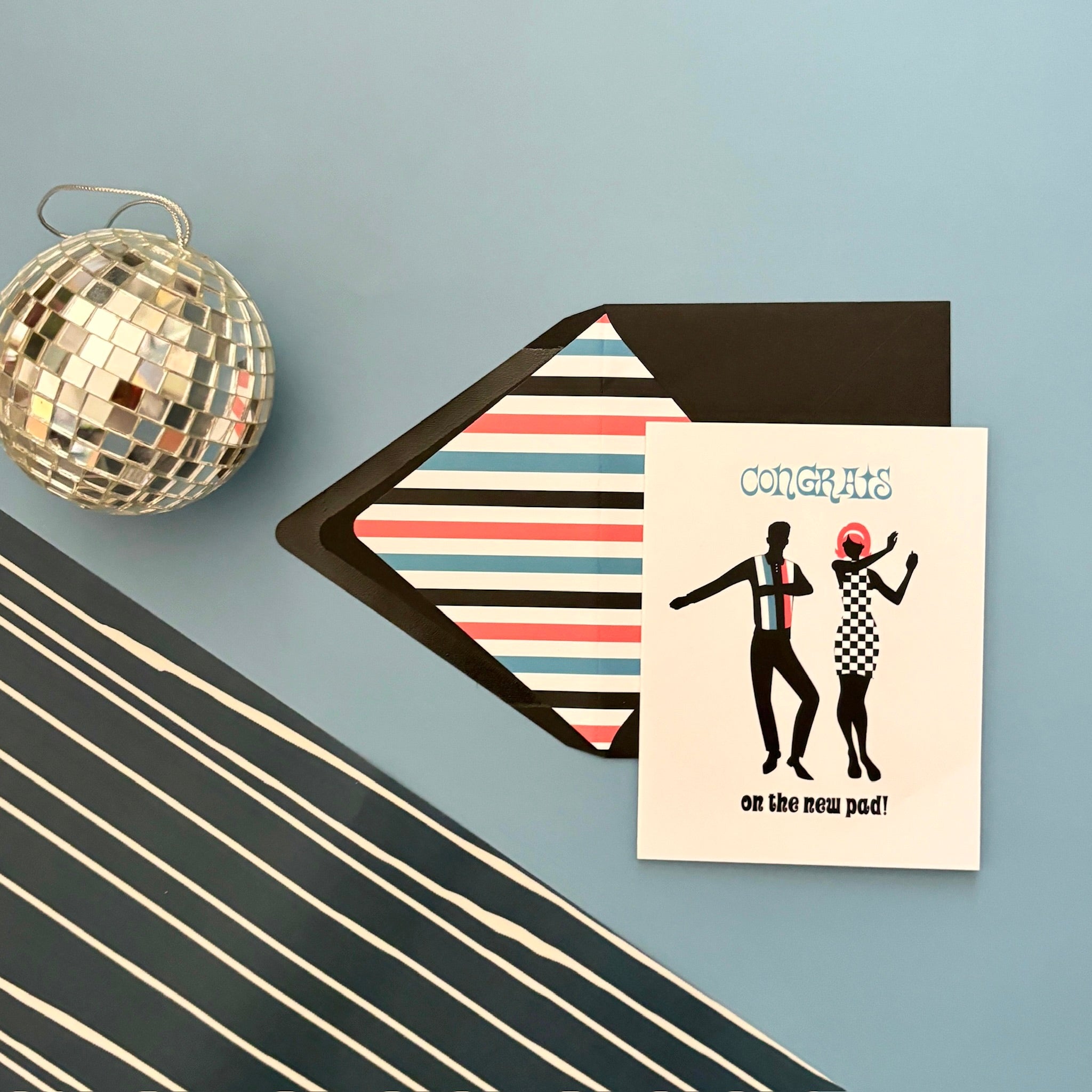 Mod Dancers New Pad Greeting Card