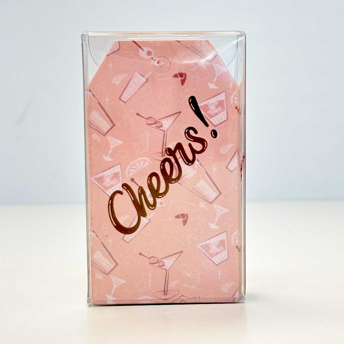 Martini Cheers Mid Century Modern Cocktail Gift Tags