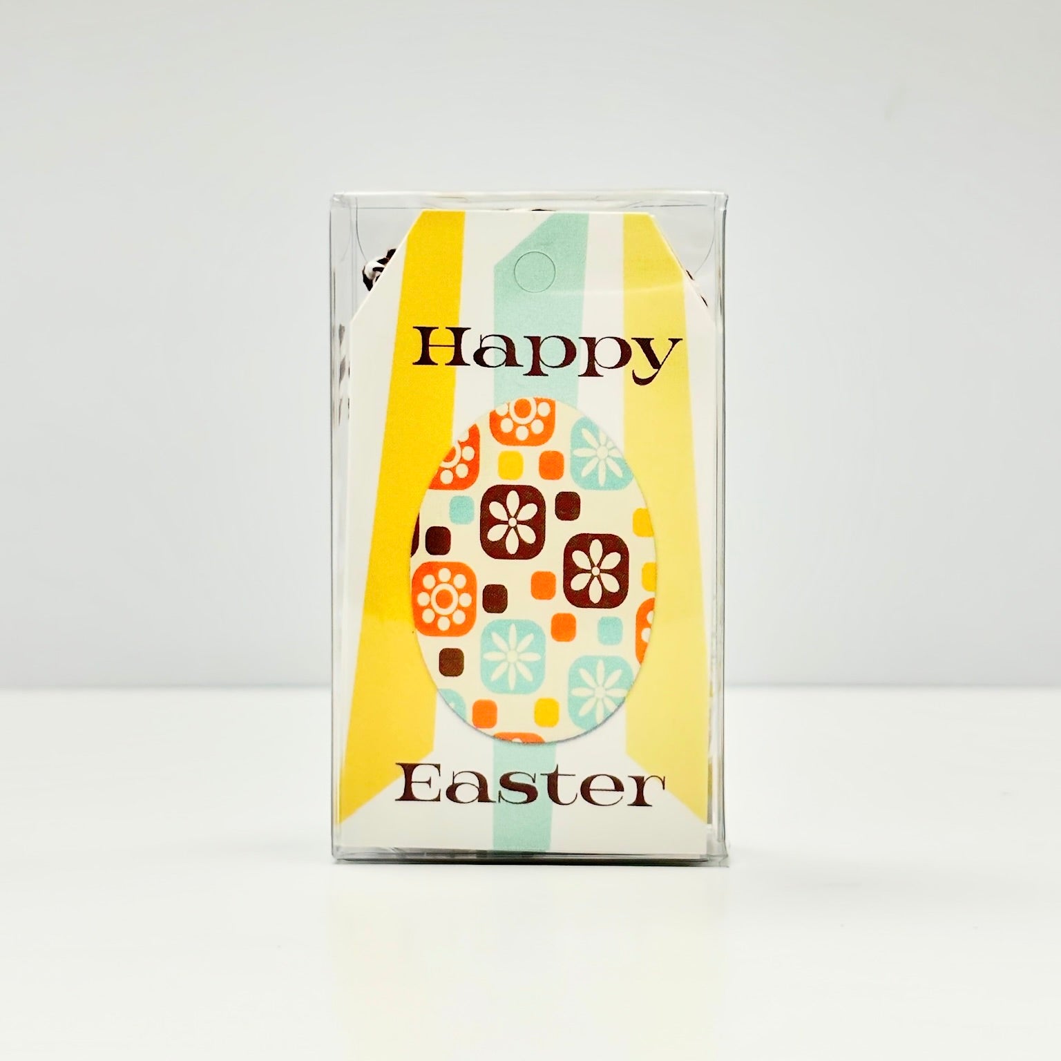 Easter Egg Mid Century Modern Happy Easter Gift Tag Set of 10