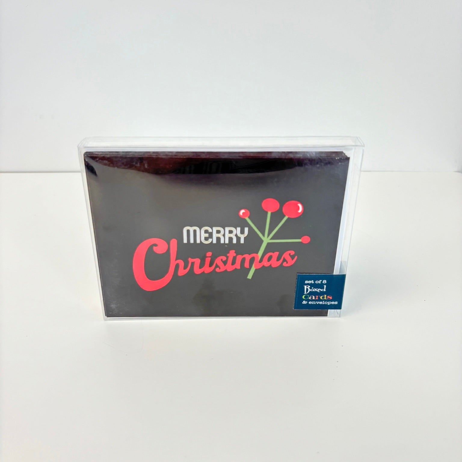 Merry Mistletoe Mid Century Modern Greeting Card Boxed Set
