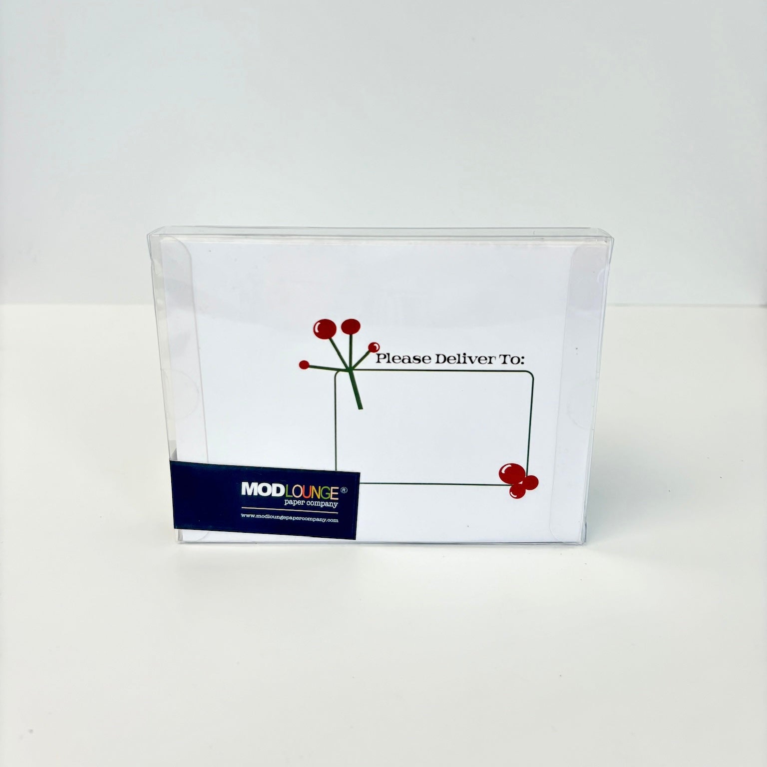 Merry Mistletoe Mid Century Modern Greeting Card Boxed Set