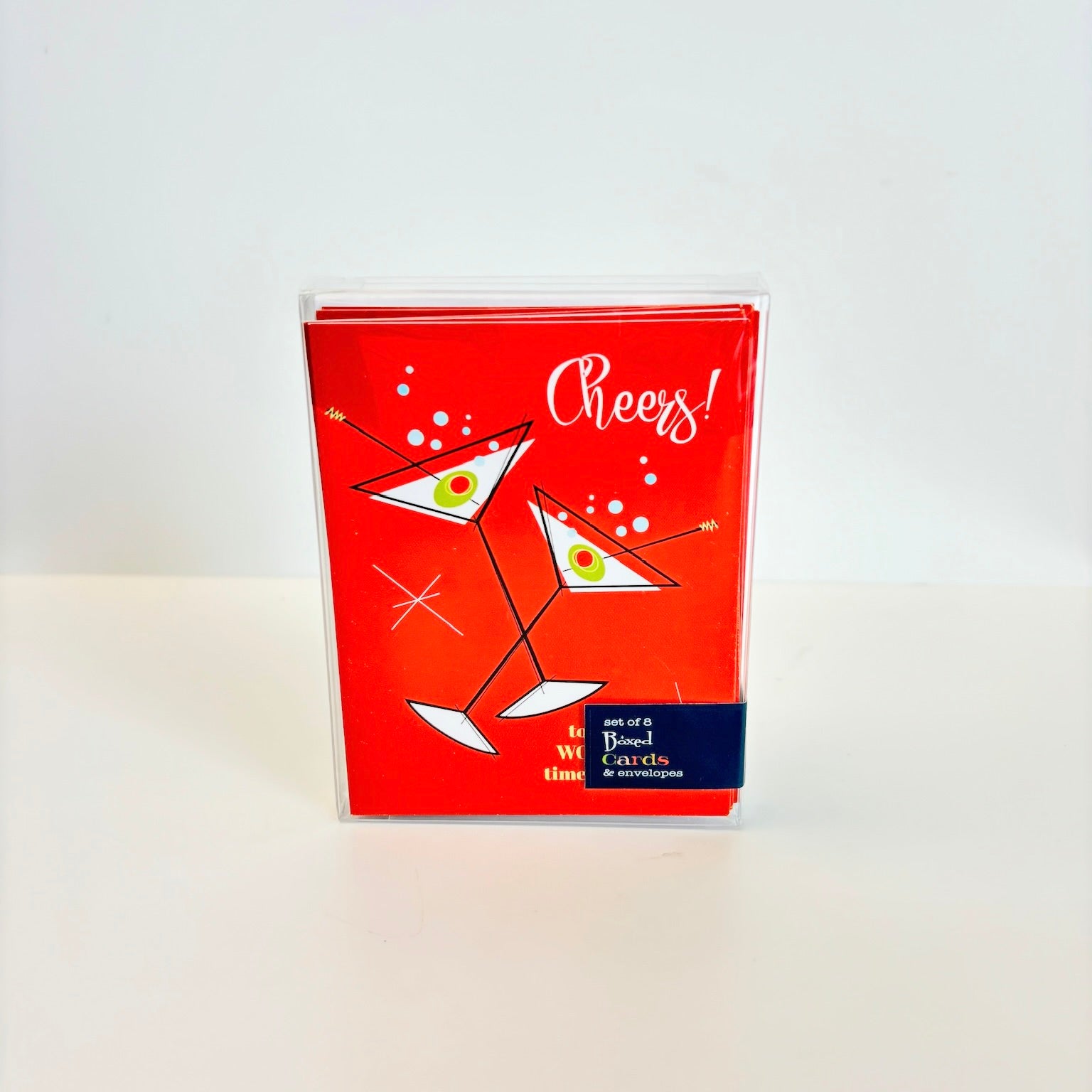 Martini Cheers Boxed Holiday Cards