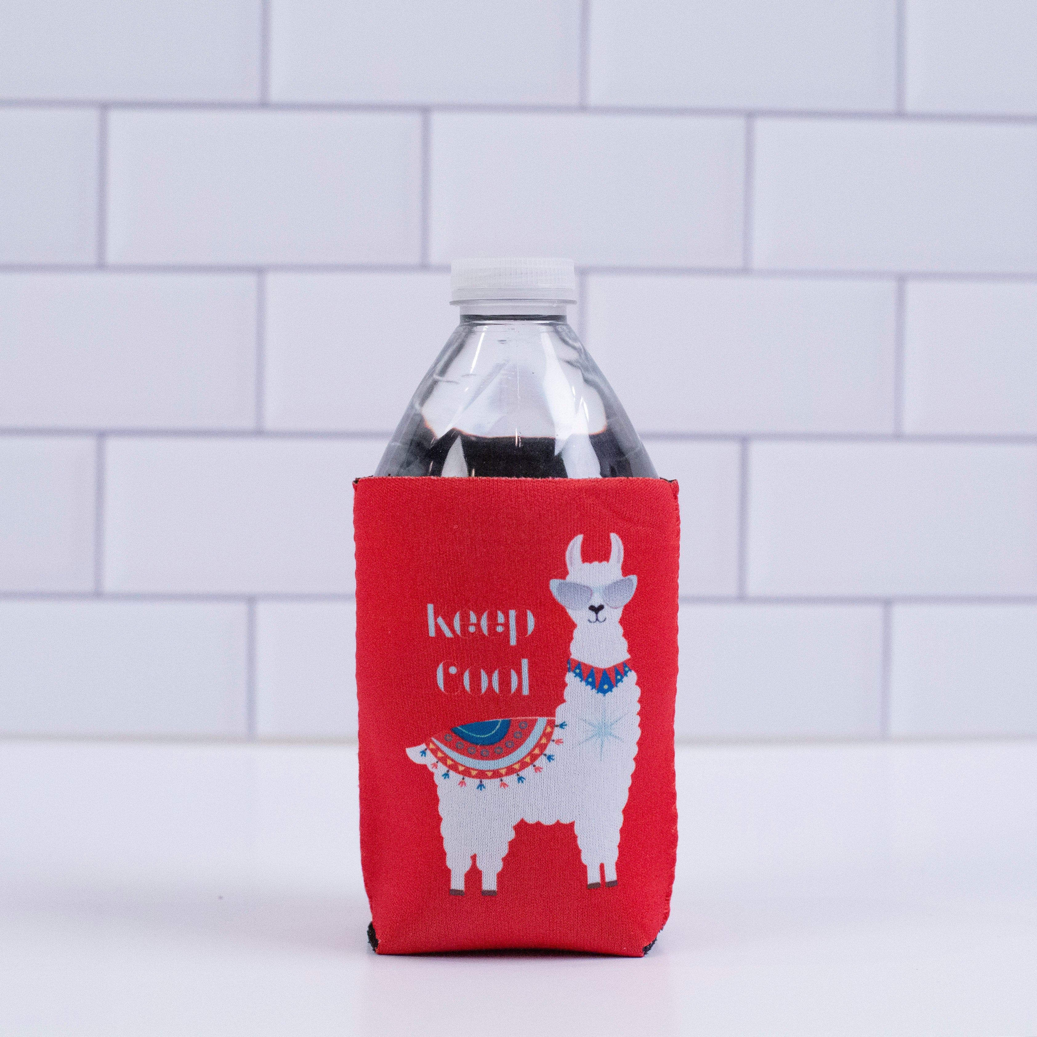 Keep Cool Llama Koozie Koolie Black