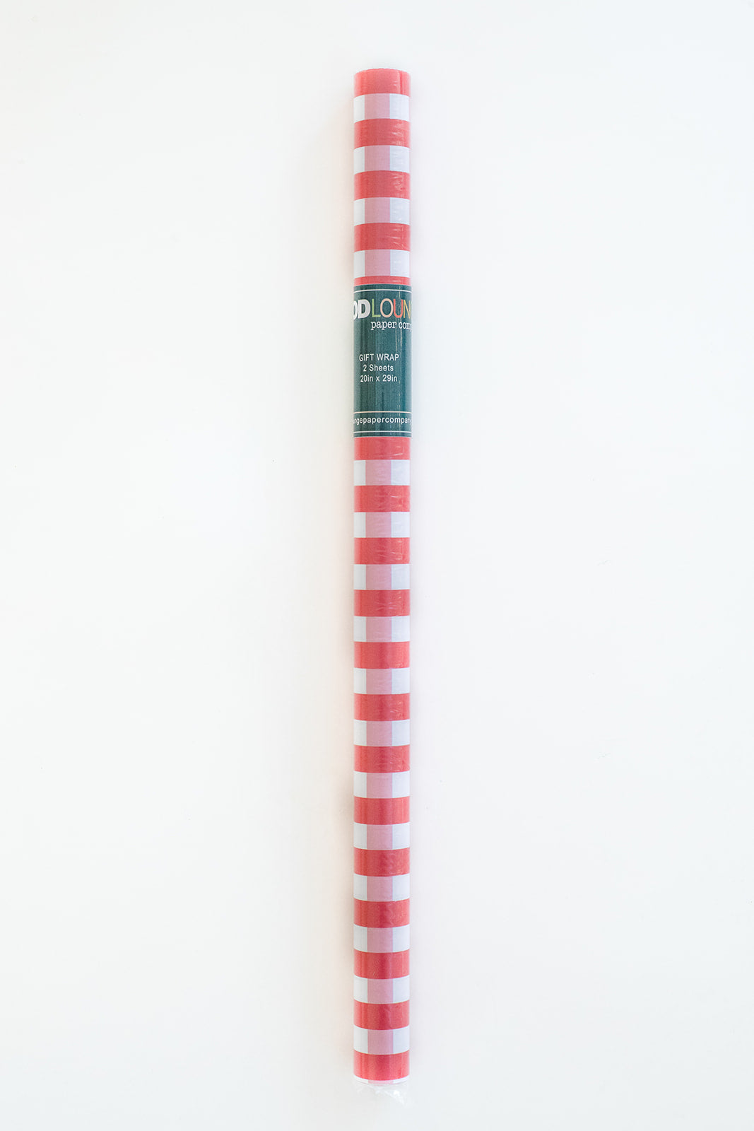 Gingham Red Gift Wrap Craft Sheets