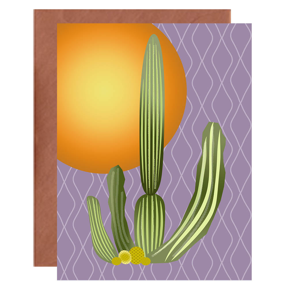 Cactus Vintage Western All Occasion Notecard