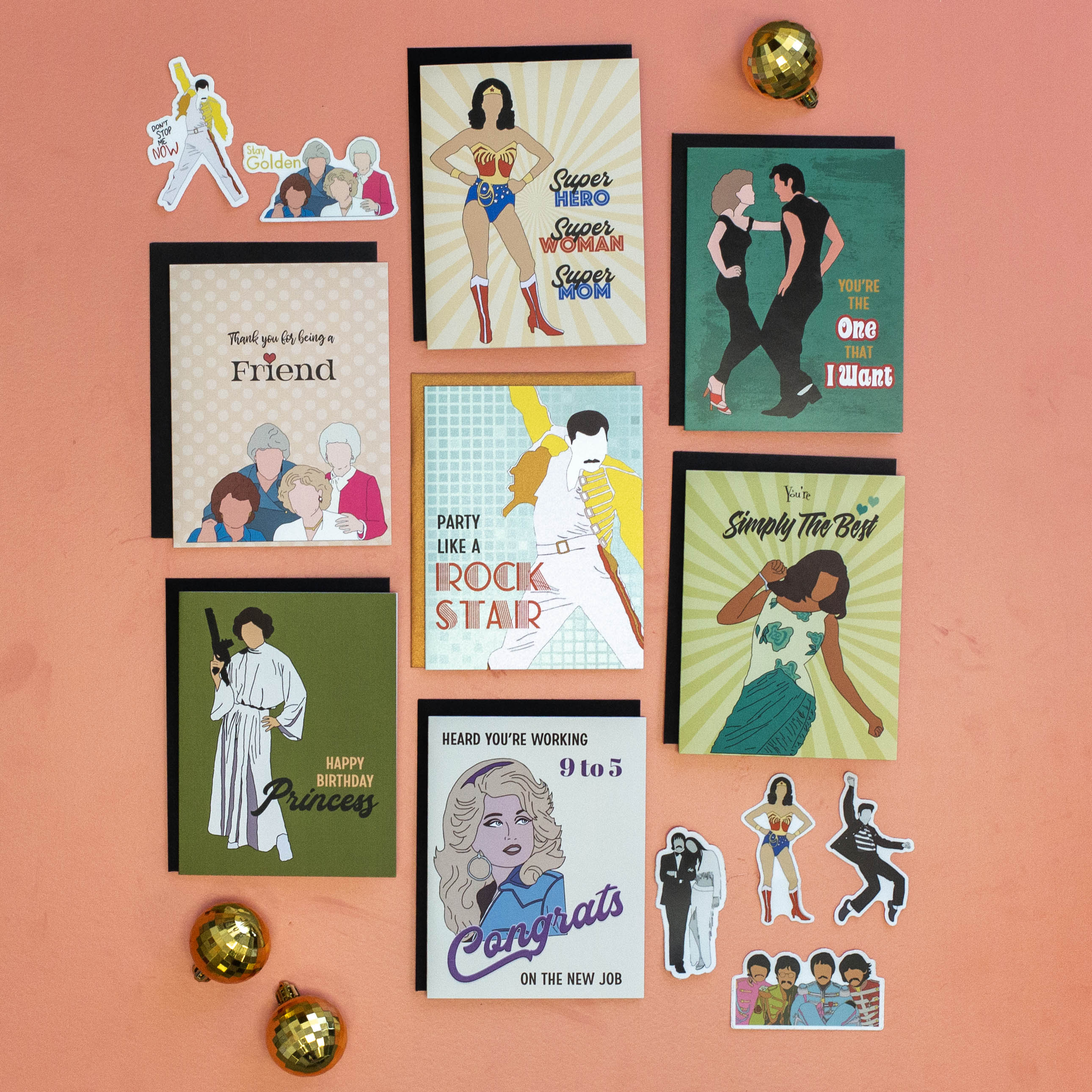 Grease Youre the one that I Want Pop Icon Love Greeting Card