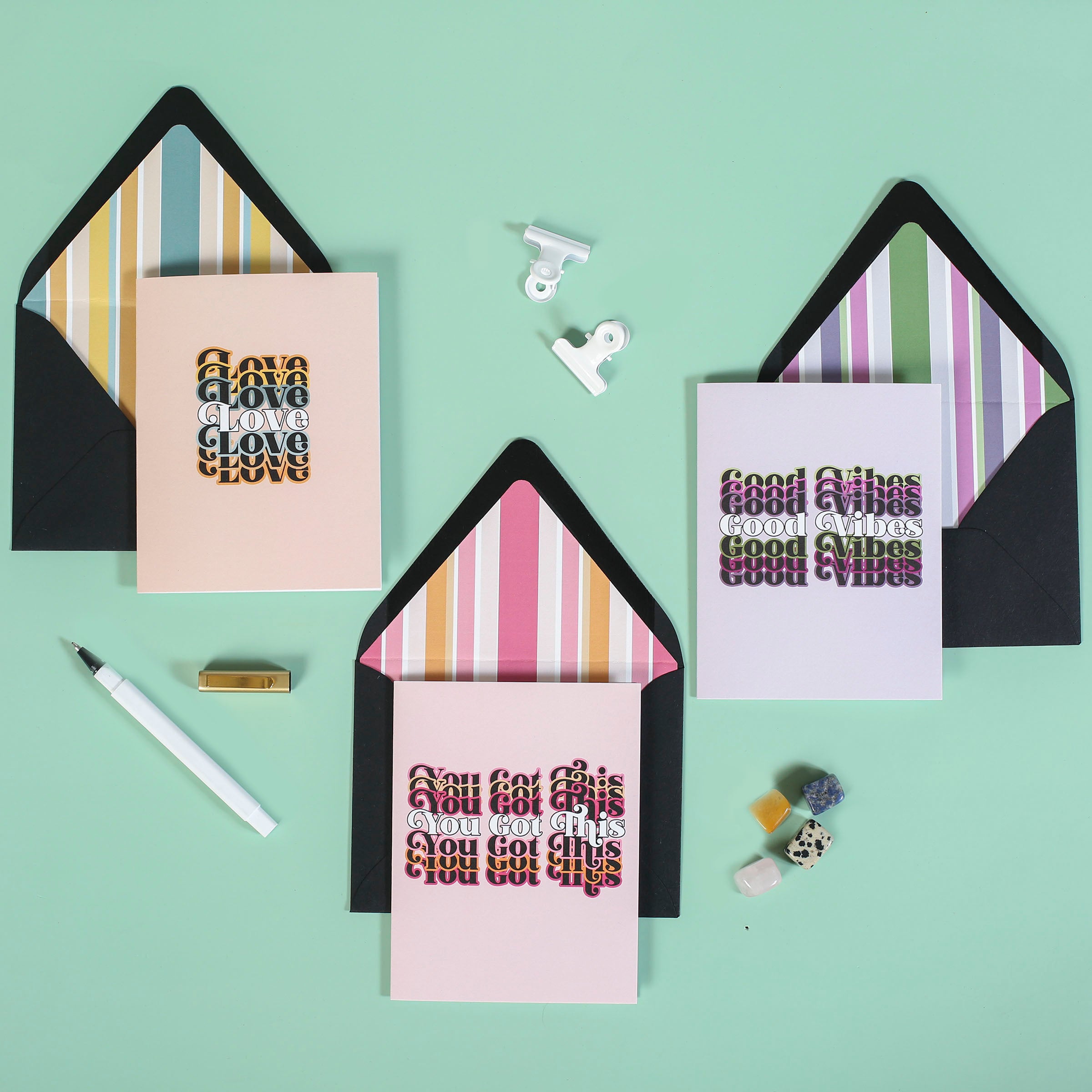 You Got This Retro Font Card