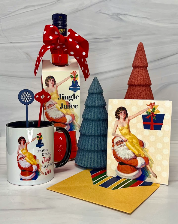 Jingle in Your Java Funny Christmas Pinup Coffee Mug