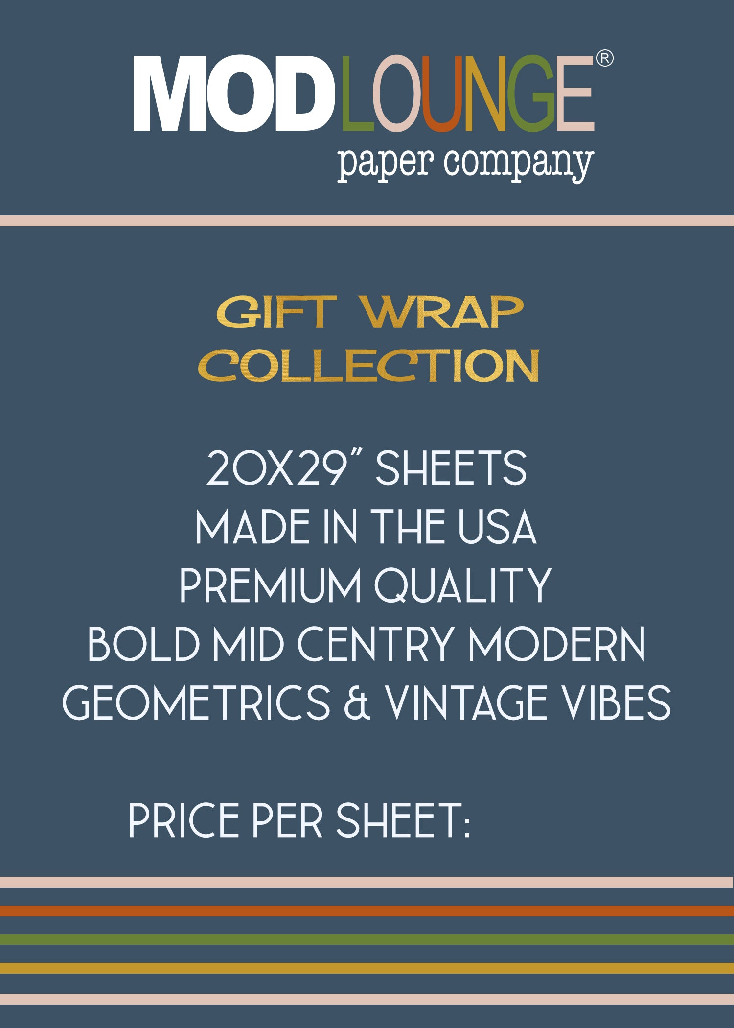 Gift Wrap Ladder Display