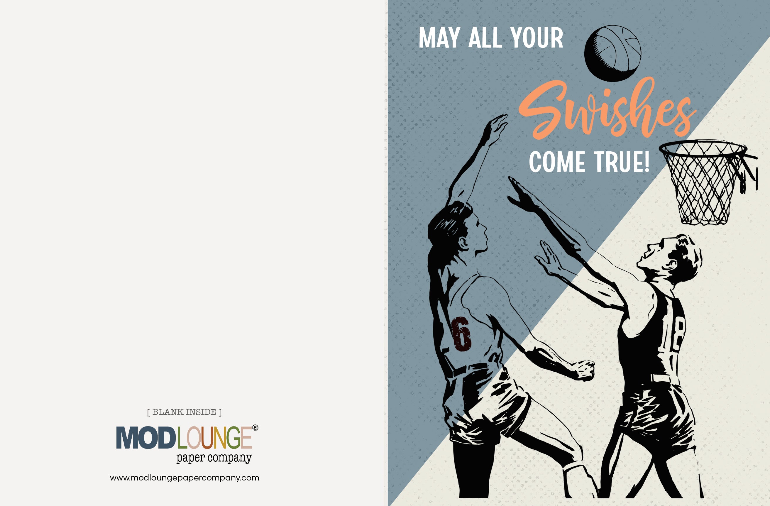 May All Your Swishes Come True Basketball Greeting Card