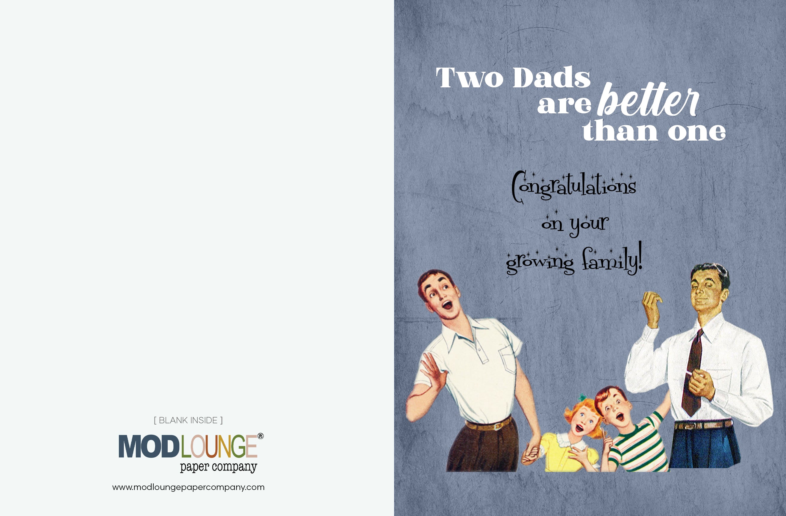 Two Dads are Better Than One LGBTQ Dads To Be Card