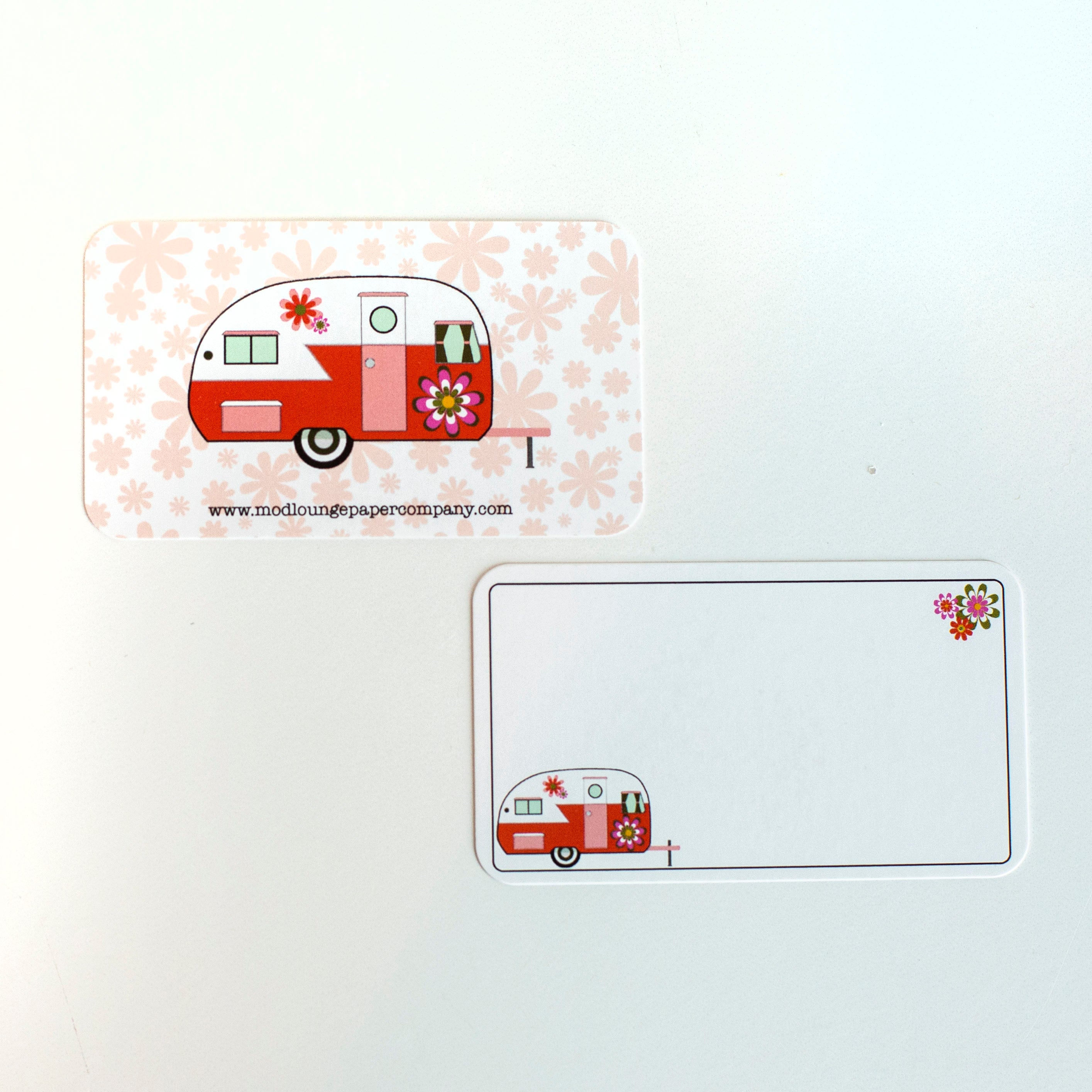 groovy floral happy camper mini memos little notes boxed set of 60 anytime sentiments