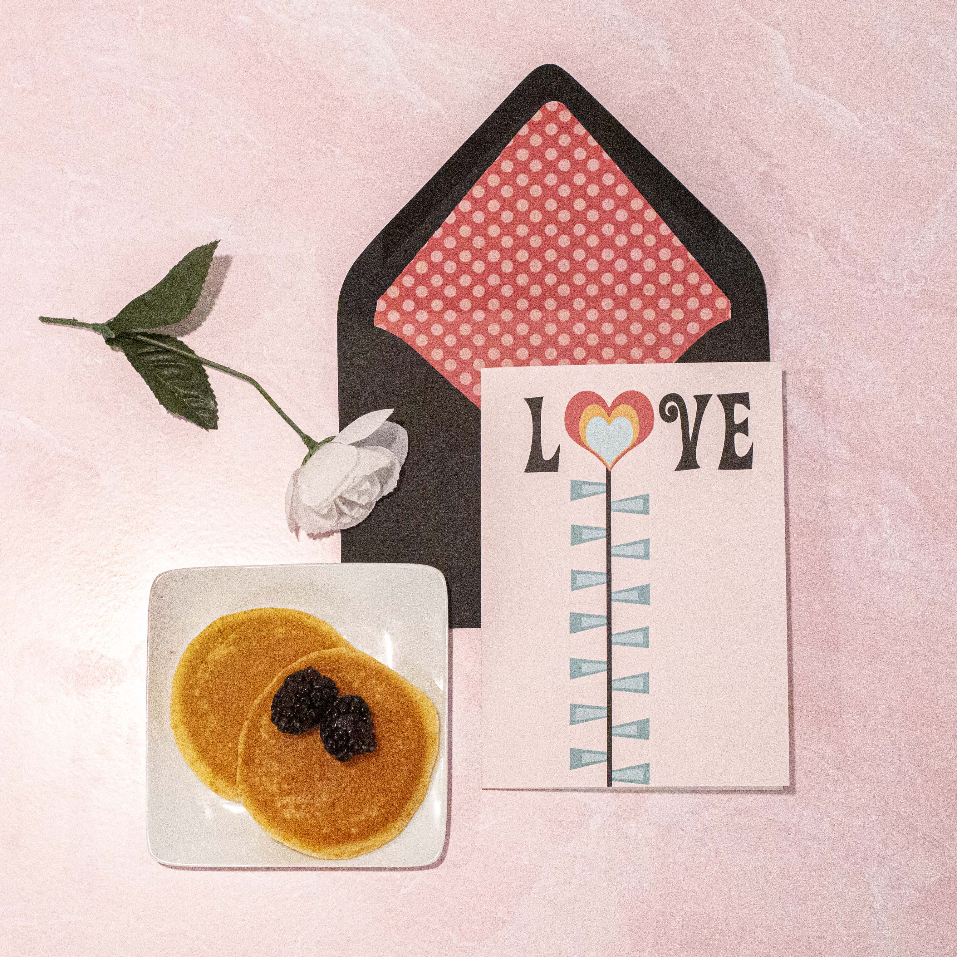 Love Flower Valentine Card - ModLoungePaperCompany