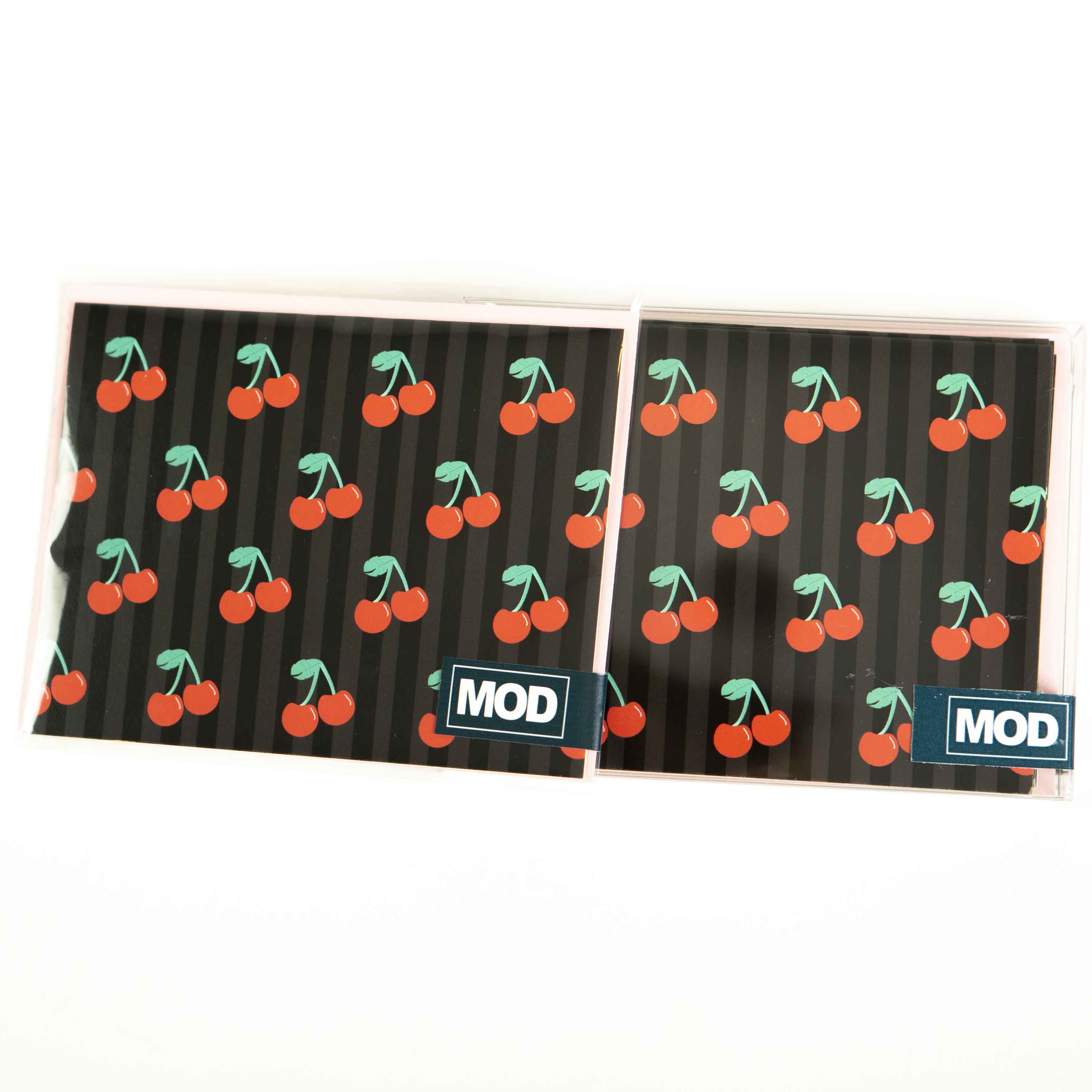 Cherry Notecard - ModLoungePaperCompany