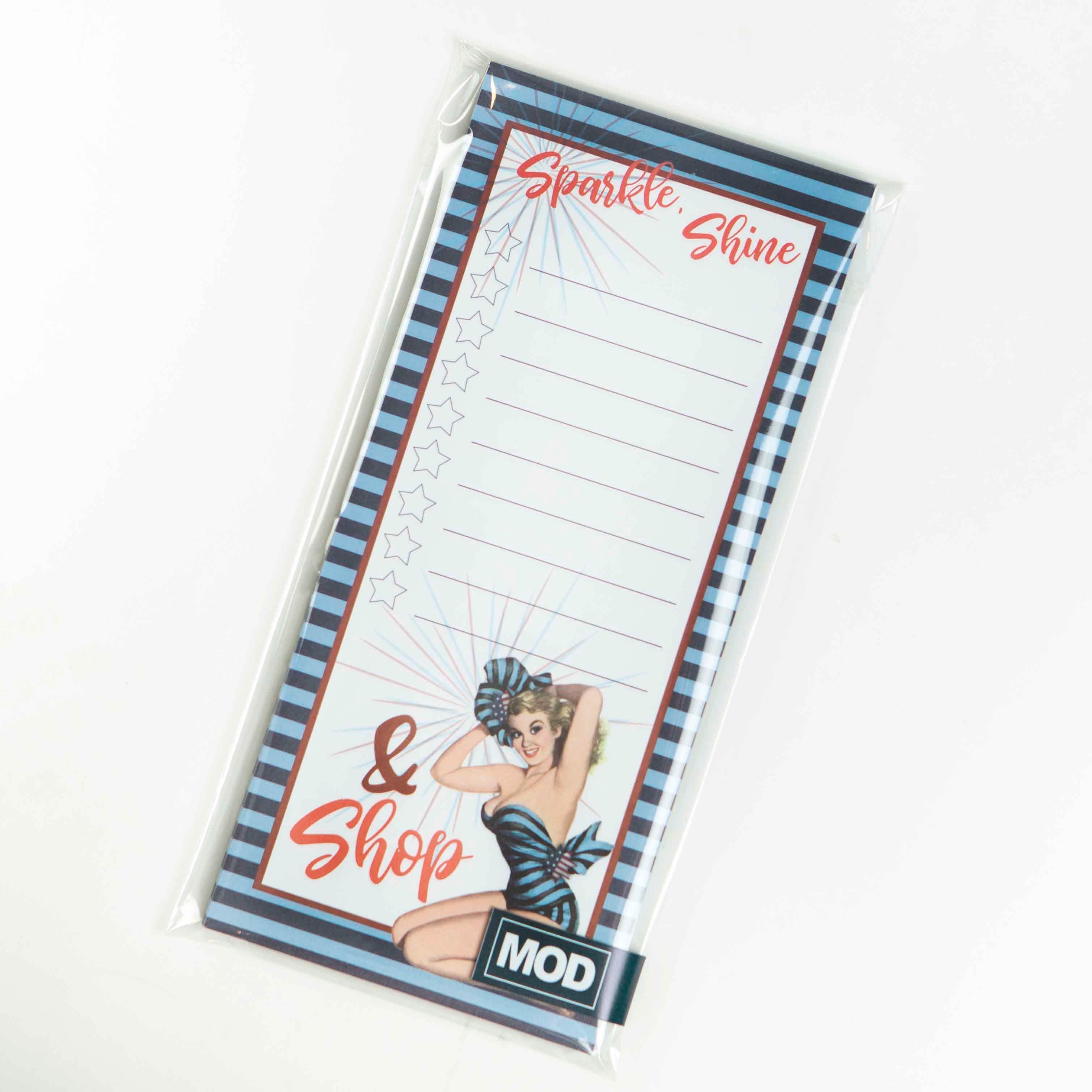 Vintage Pinup Notepad - ModLoungePaperCompany