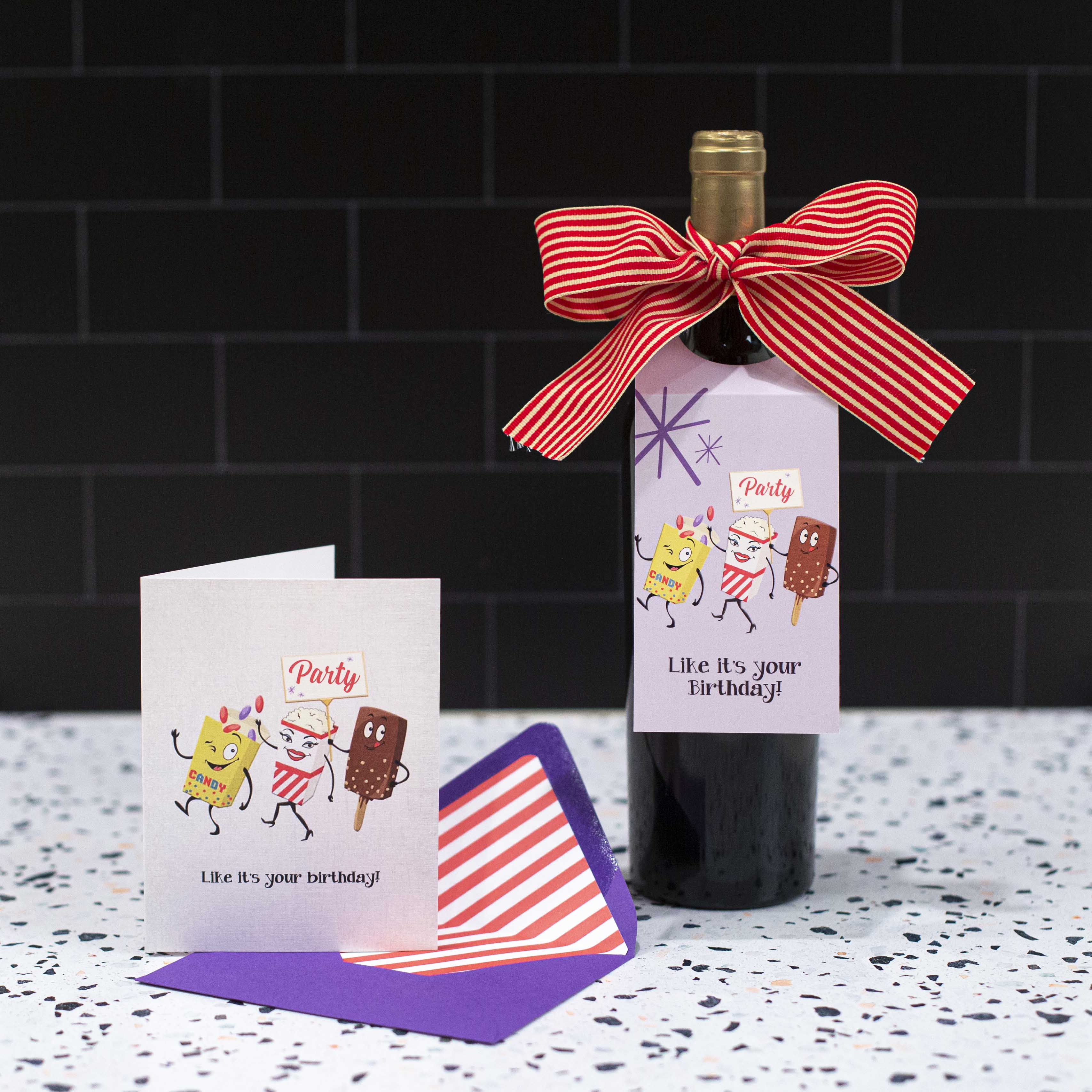 Lobby Refreshments Birthday Card - ModLoungePaperCompany