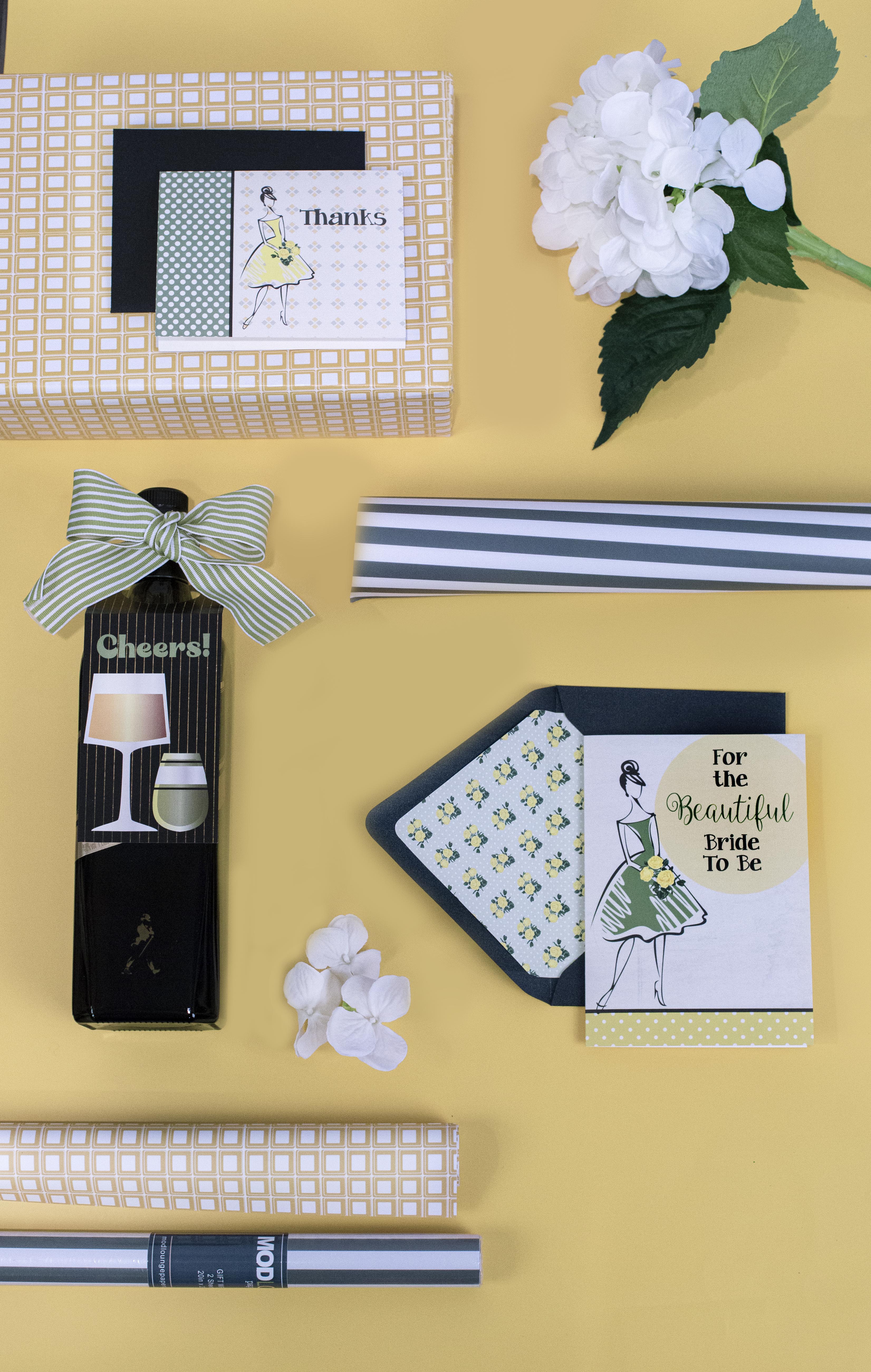 Vintage Bride To Be Shower Card - ModLoungePaperCompany