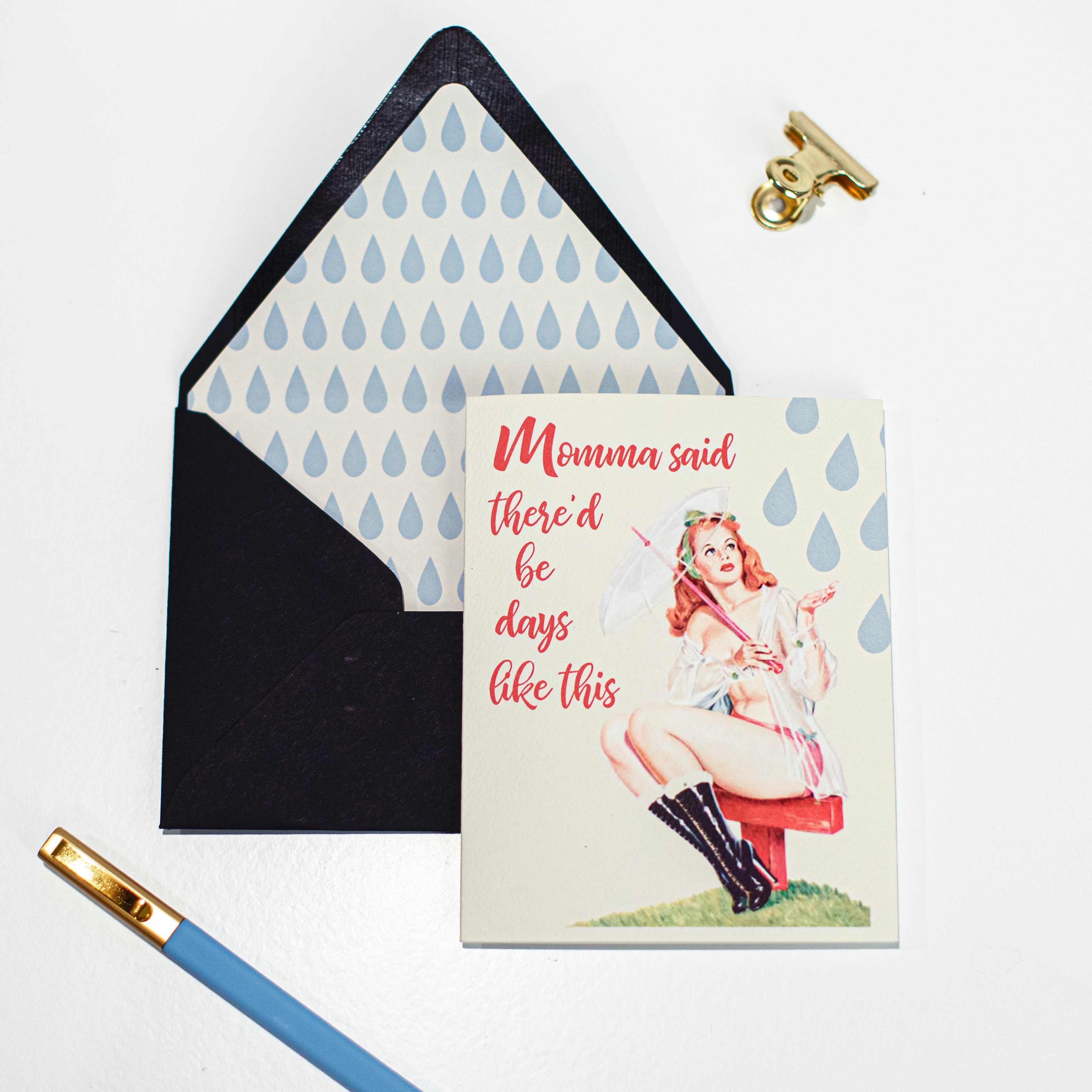Days Like This Sympathy Card - ModLoungePaperCompany