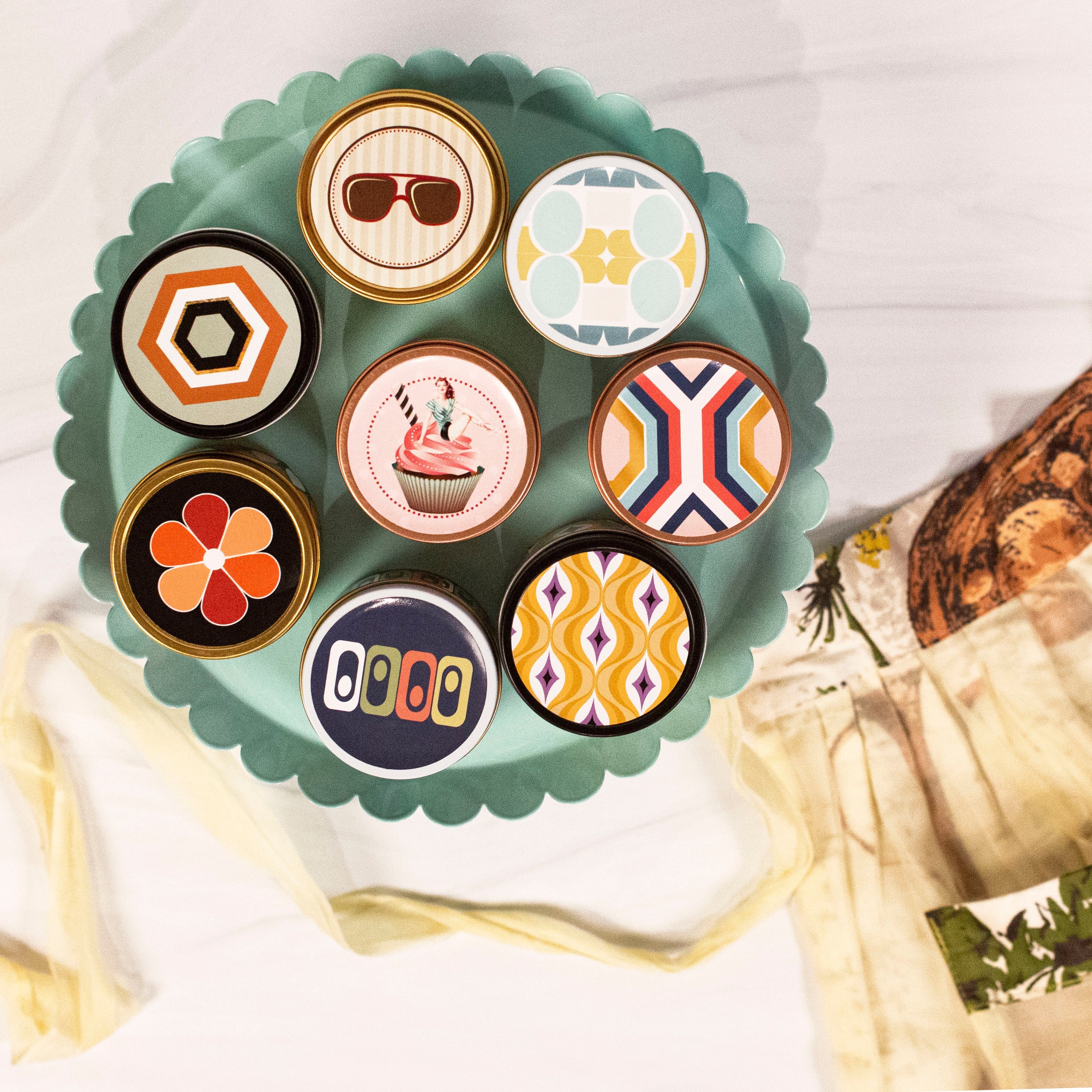 mid century modern travel candles