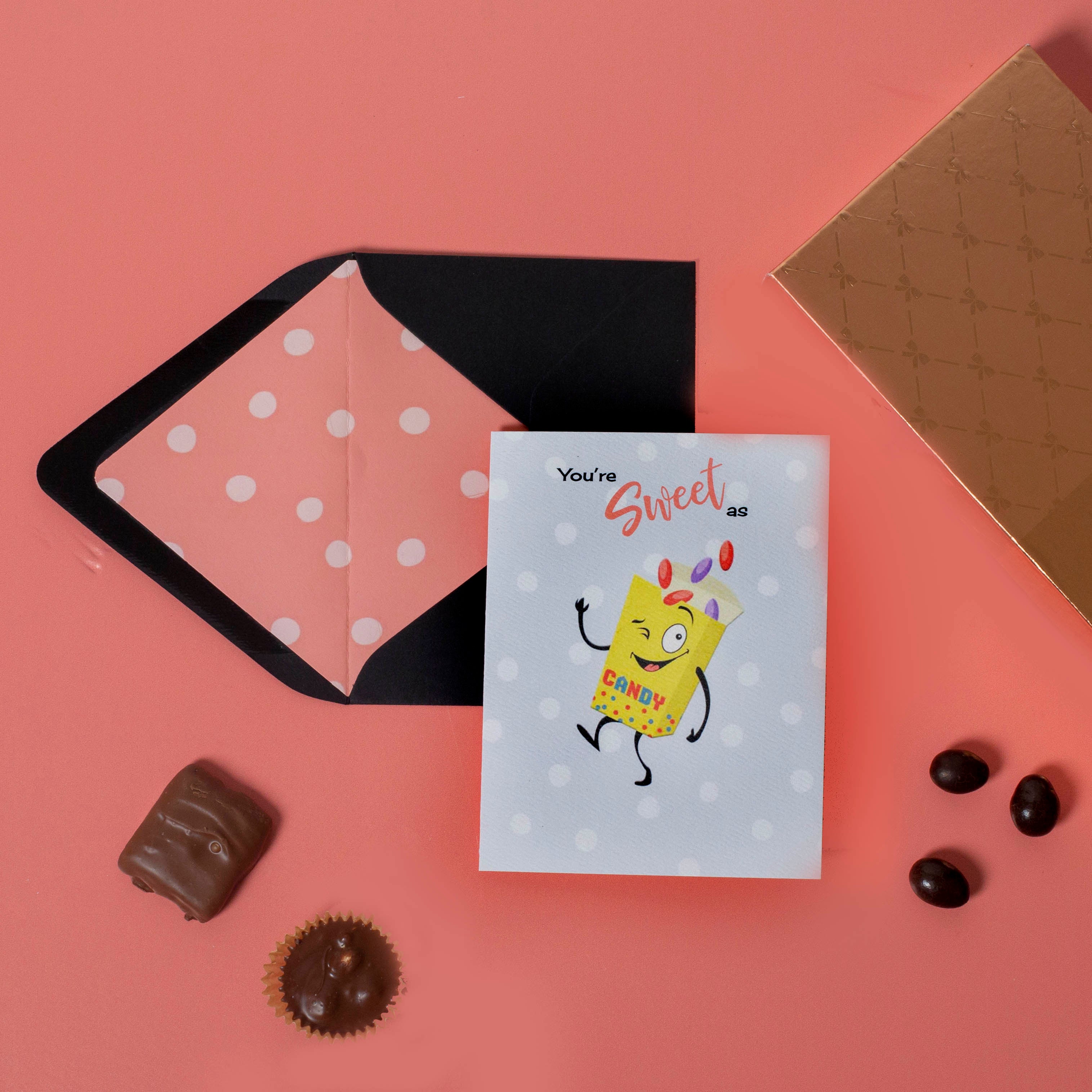 Sweet As Candy Greeting Card - ModLoungePaperCompany