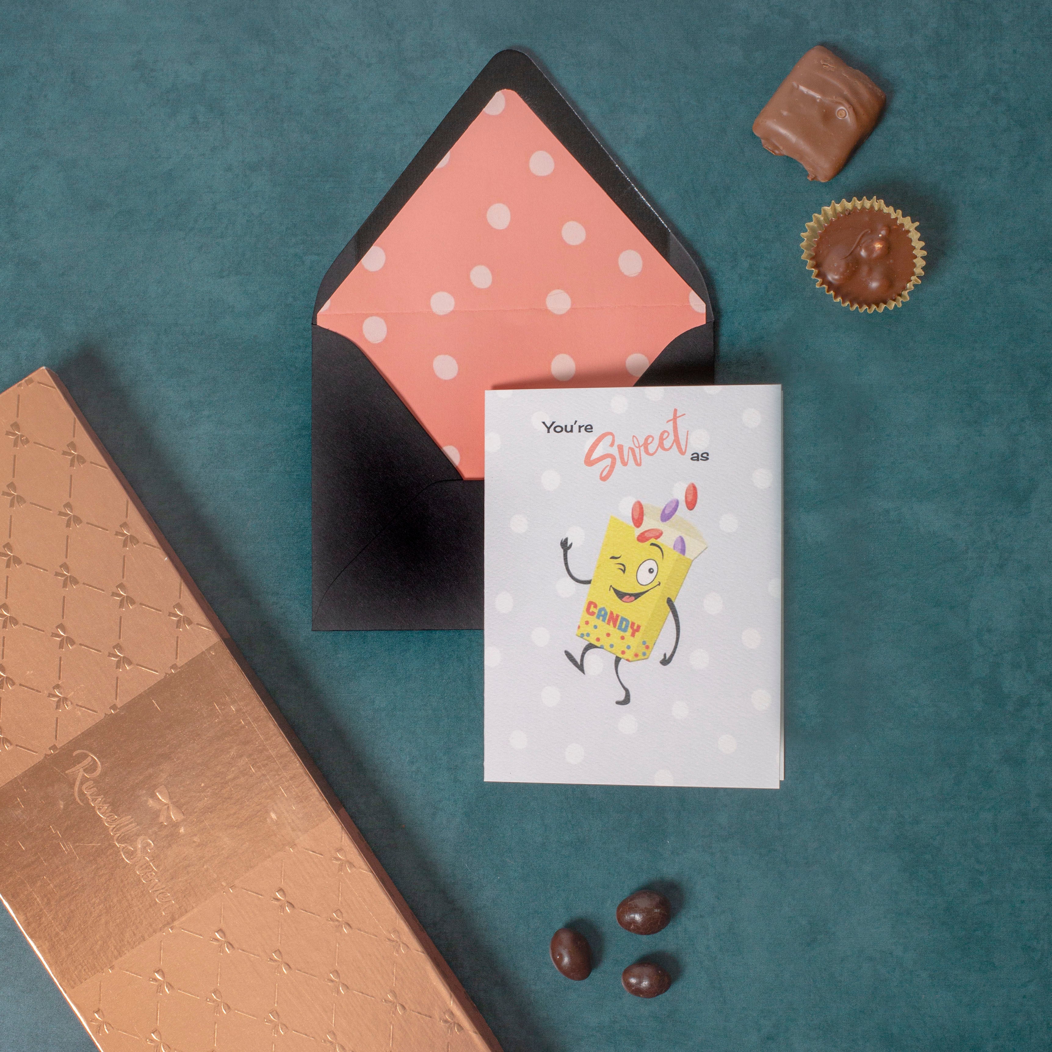 Sweet As Candy Greeting Card - ModLoungePaperCompany