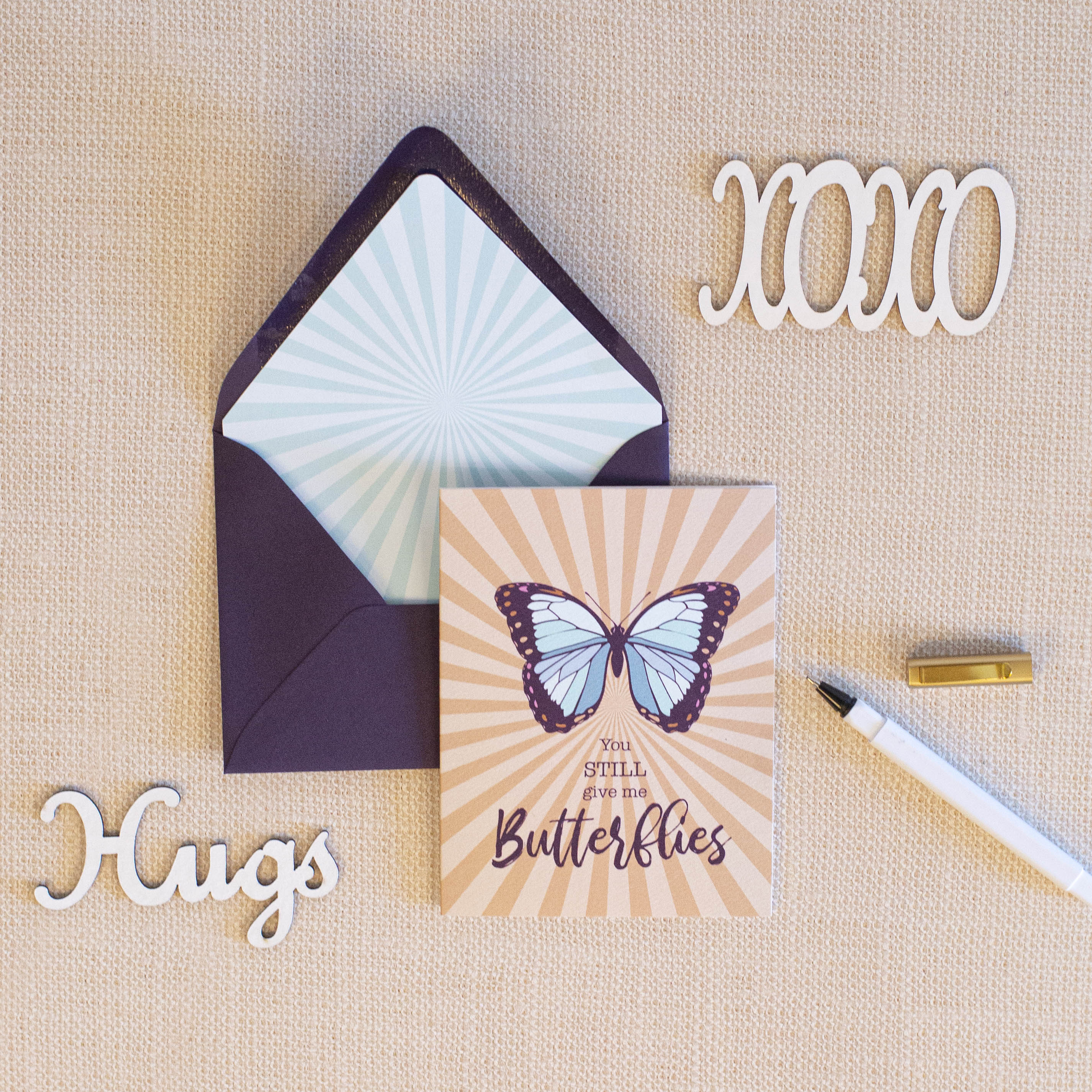 You Still Give Me Butterflies Love Anniversary Greeting Card