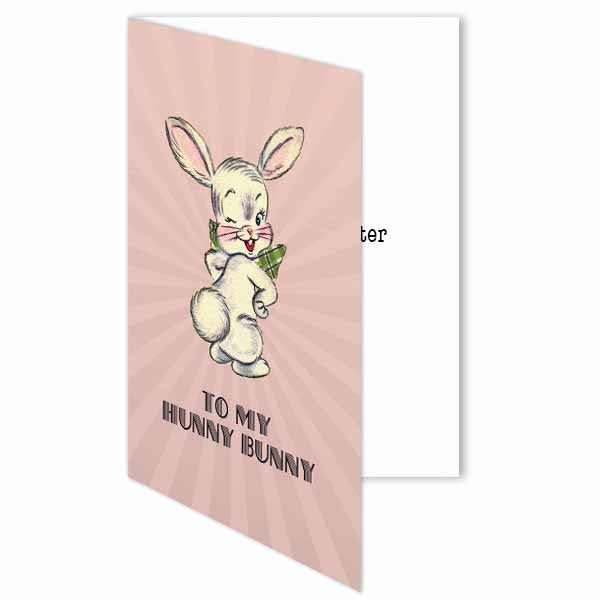 Hunny Bunny Easter Greeting Card - ModLoungePaperCompany
