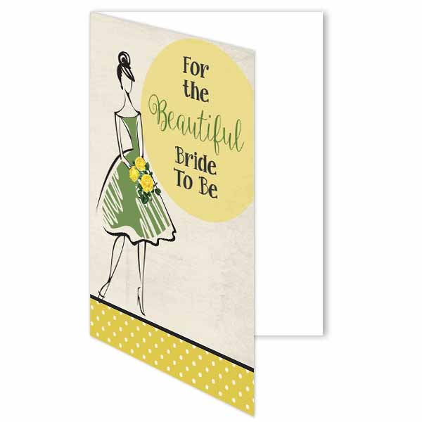 Vintage Bride To Be Shower Card - ModLoungePaperCompany