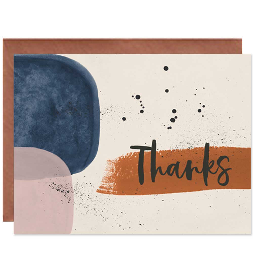 Abstract Thank You Card - ModLoungePaperCompany