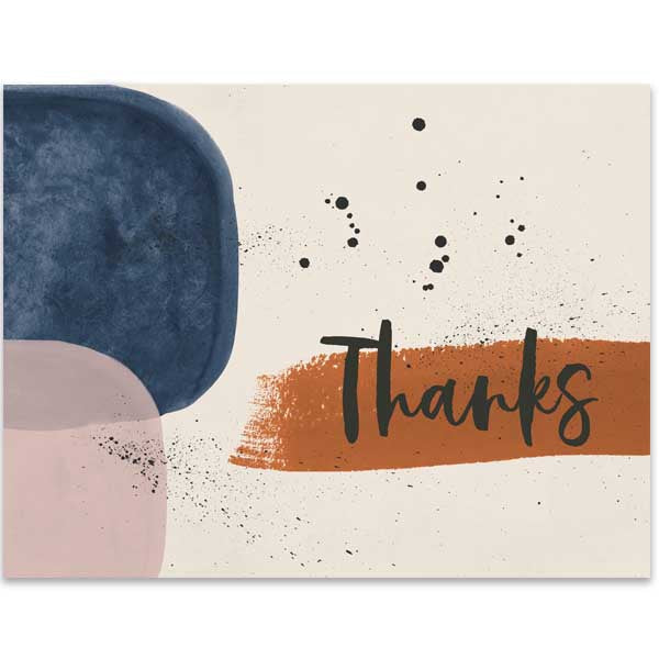 Abstract Thank You Card - ModLoungePaperCompany