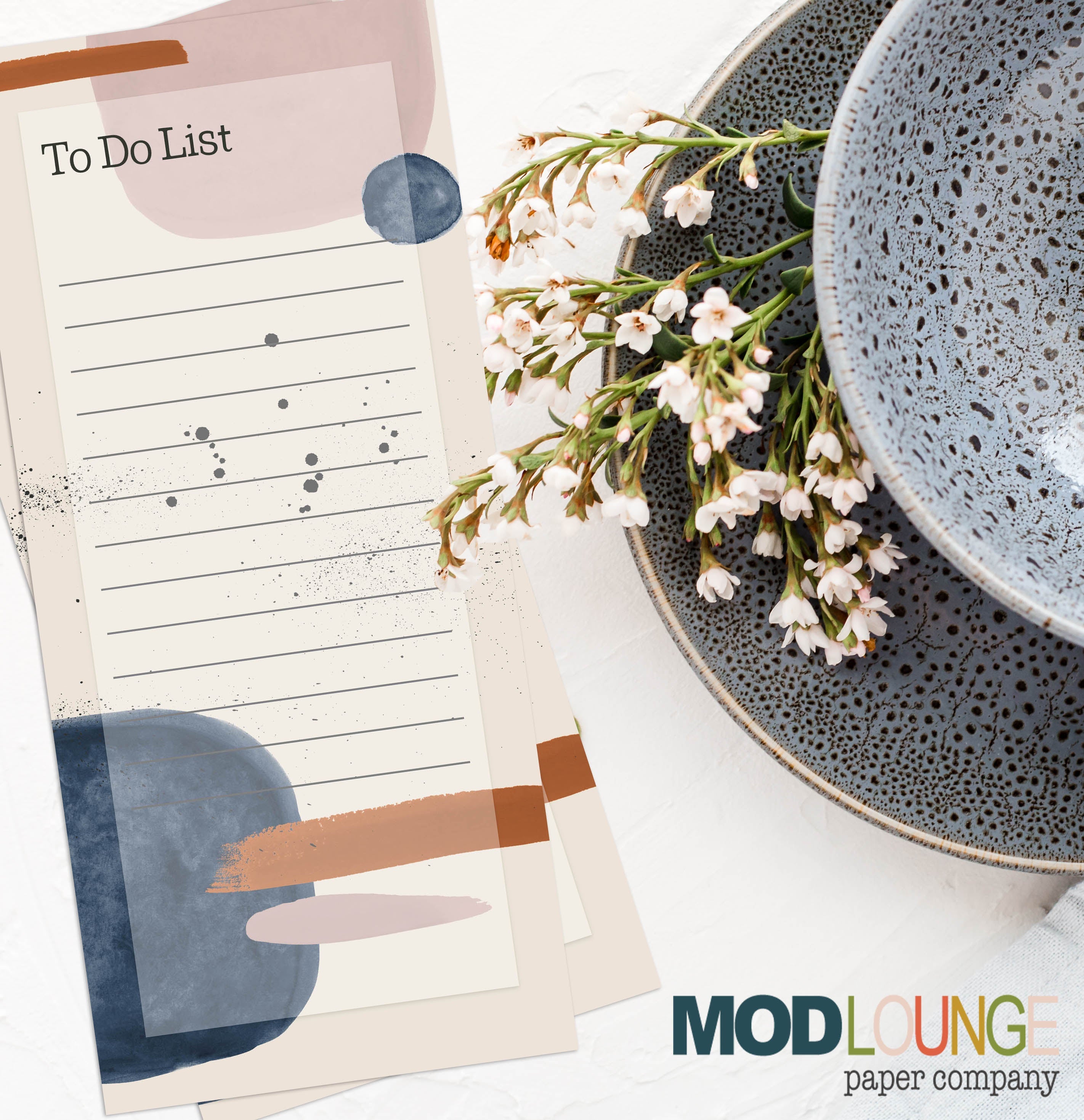 Abstract Pattern To Do List - ModLoungePaperCompany