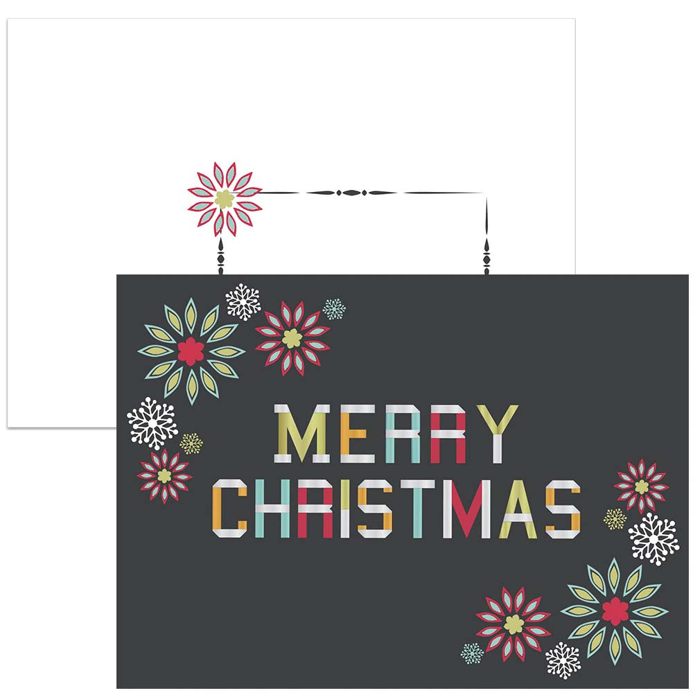 Merry Christmas Greeting Card Set - ModLoungePaperCompany