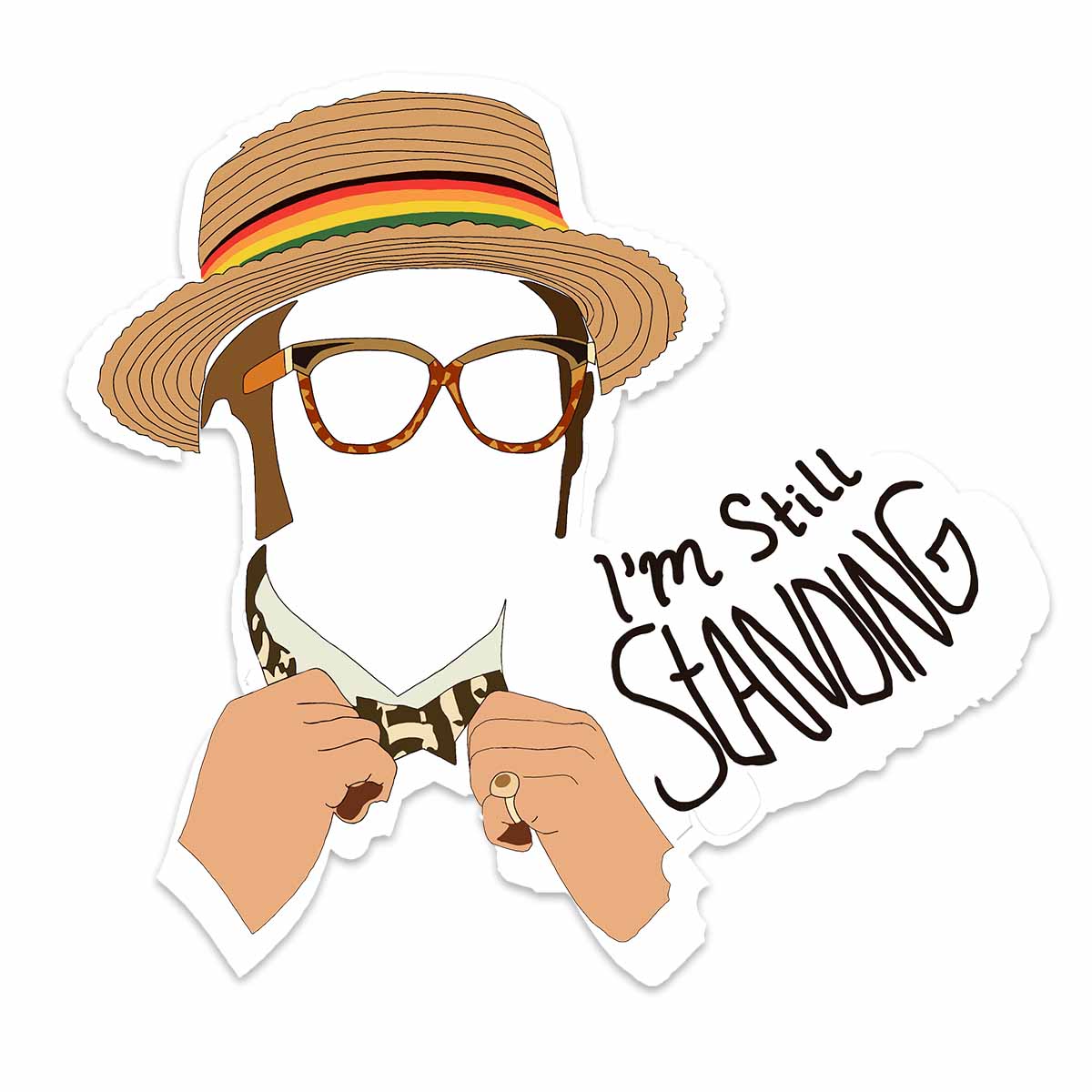 Elton John Sticker - ModLoungePaperCompany