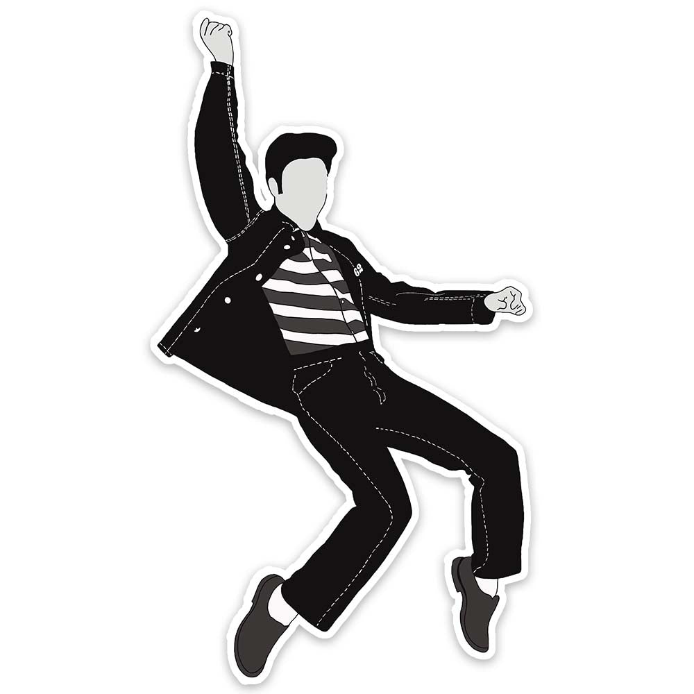 Elvis Sticker - ModLoungePaperCompany