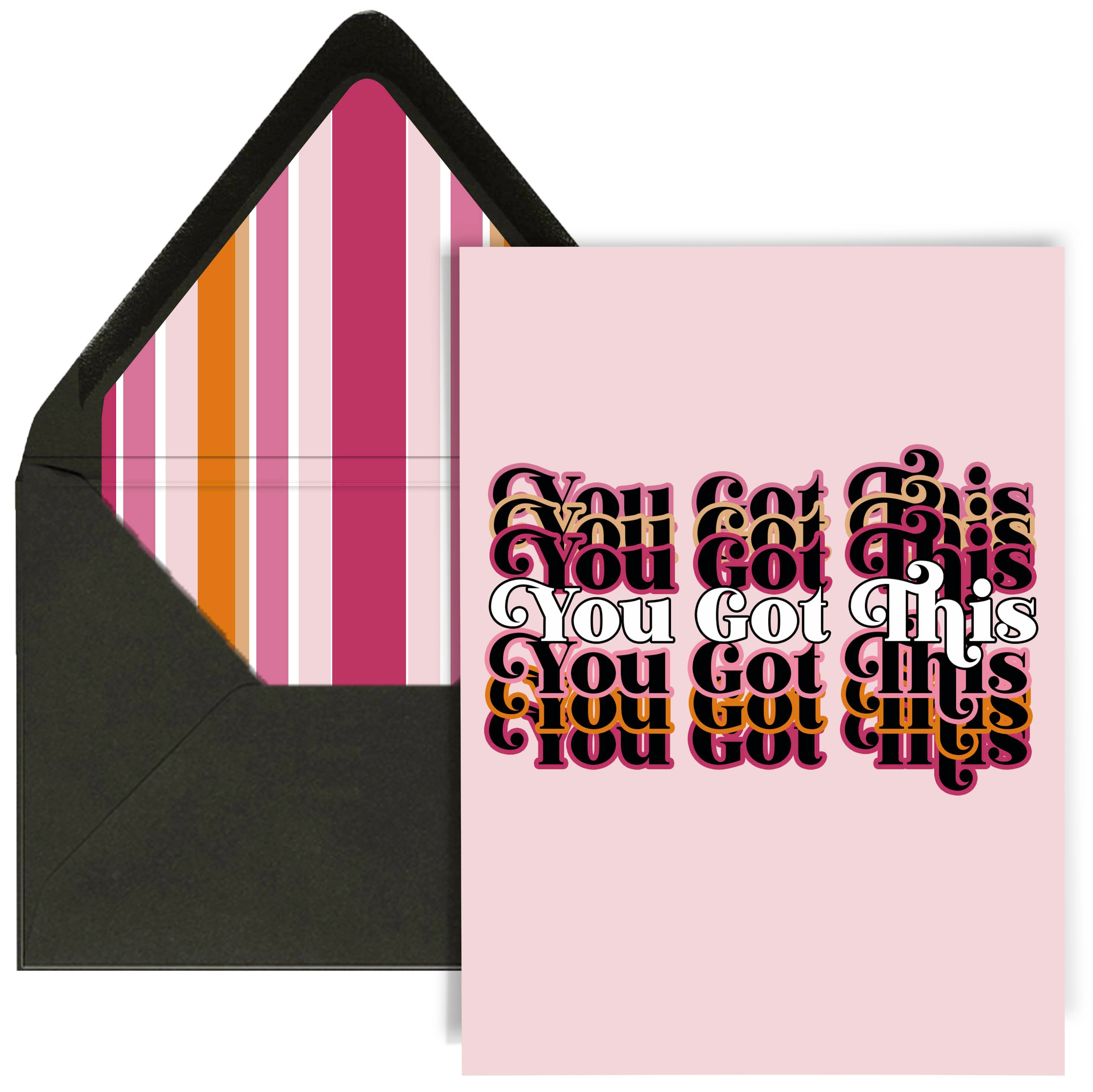You Got This Retro Font Card