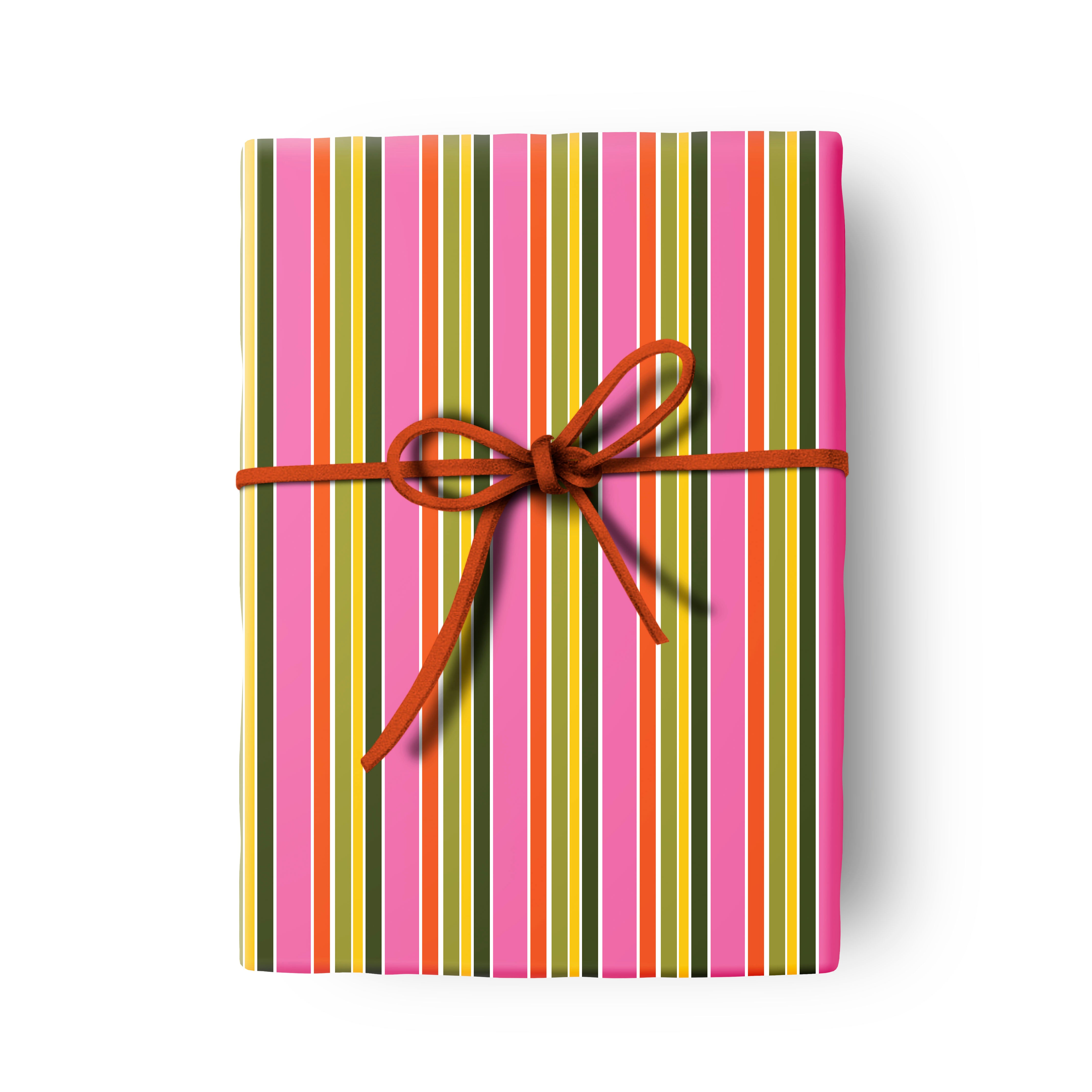 Groovy Retro Floral Bunch Double Sided Gift Wrap Set of 2