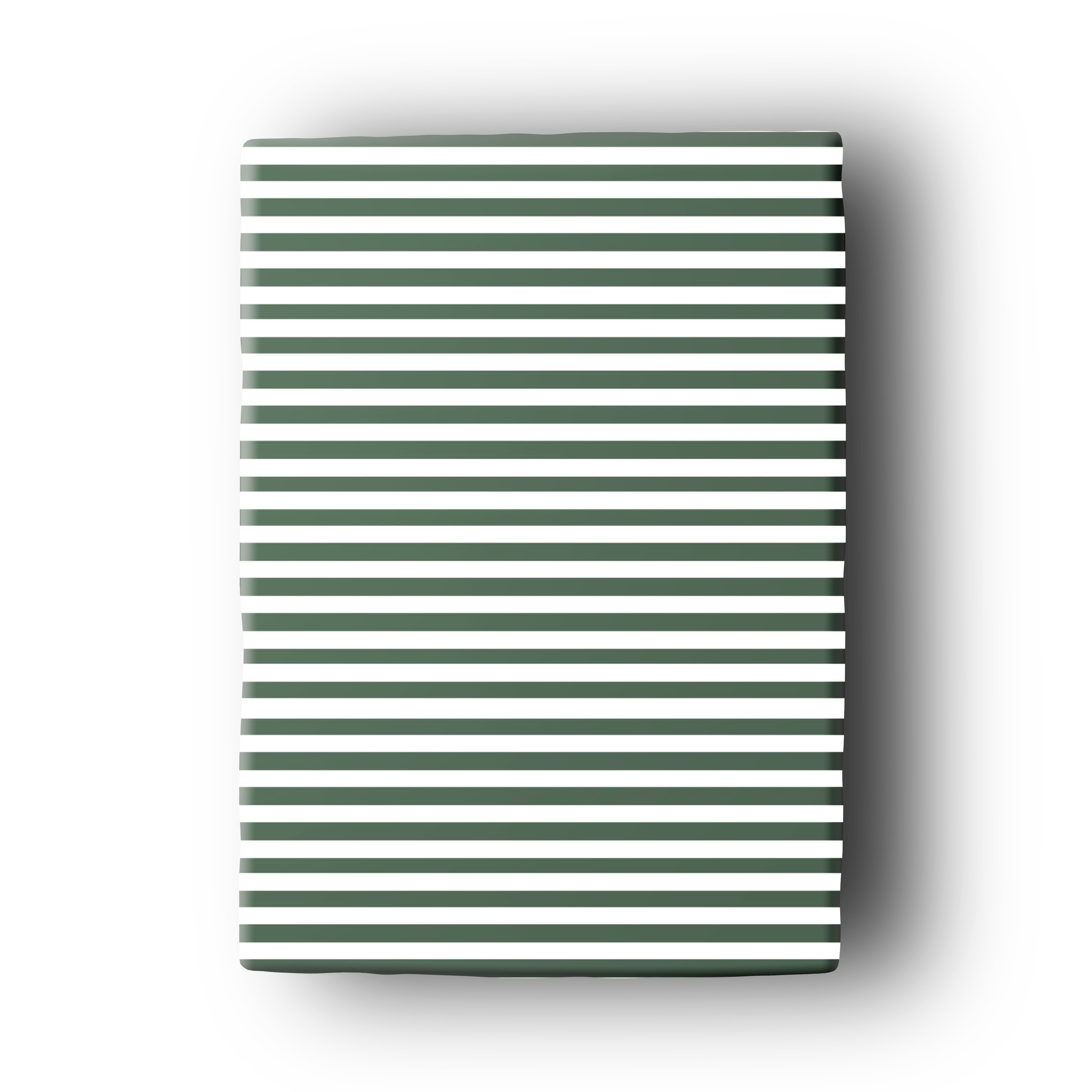 Green stripe gift wrap