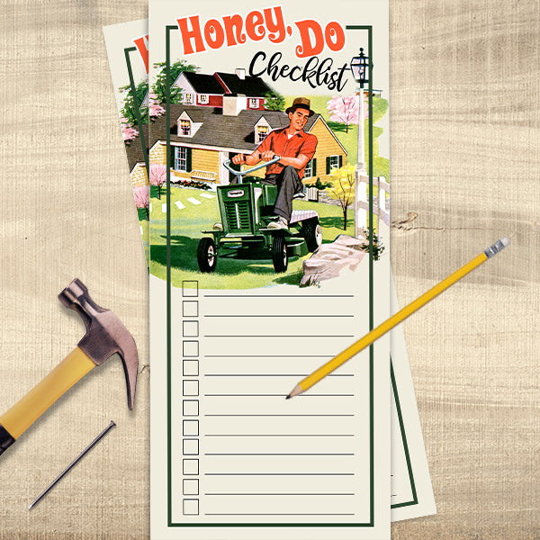 Honey Do Funny To Do Checklist Notepad