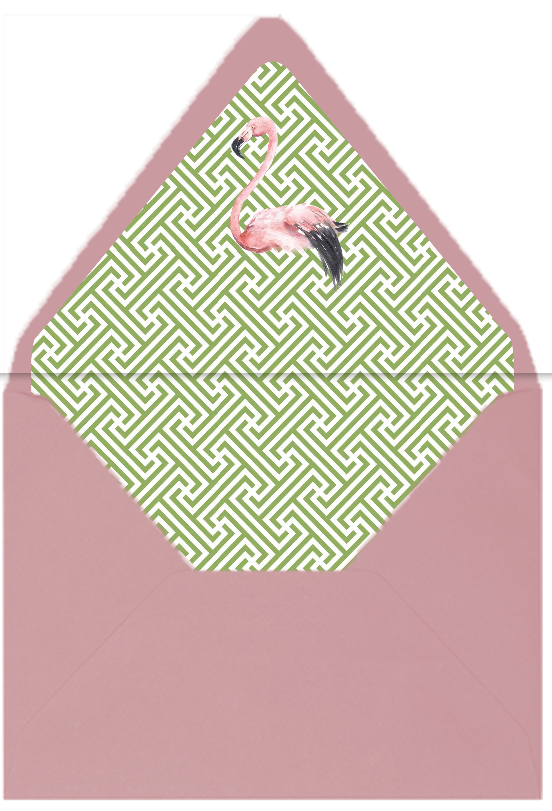 Flamingo 40th Birthday Card - ModLoungePaperCompany