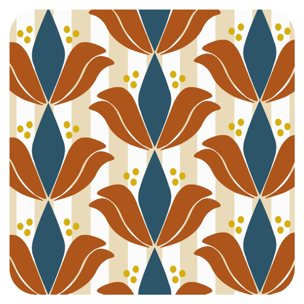 Lotus Coasters - ModLoungePaperCompany